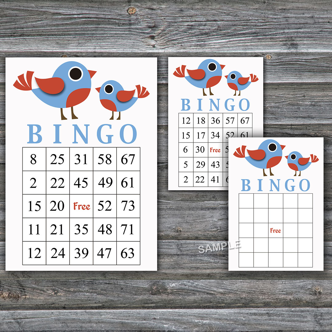 Bird themed bingo cards,Bird bingo game,Bird Printable bingo | Inspire ...