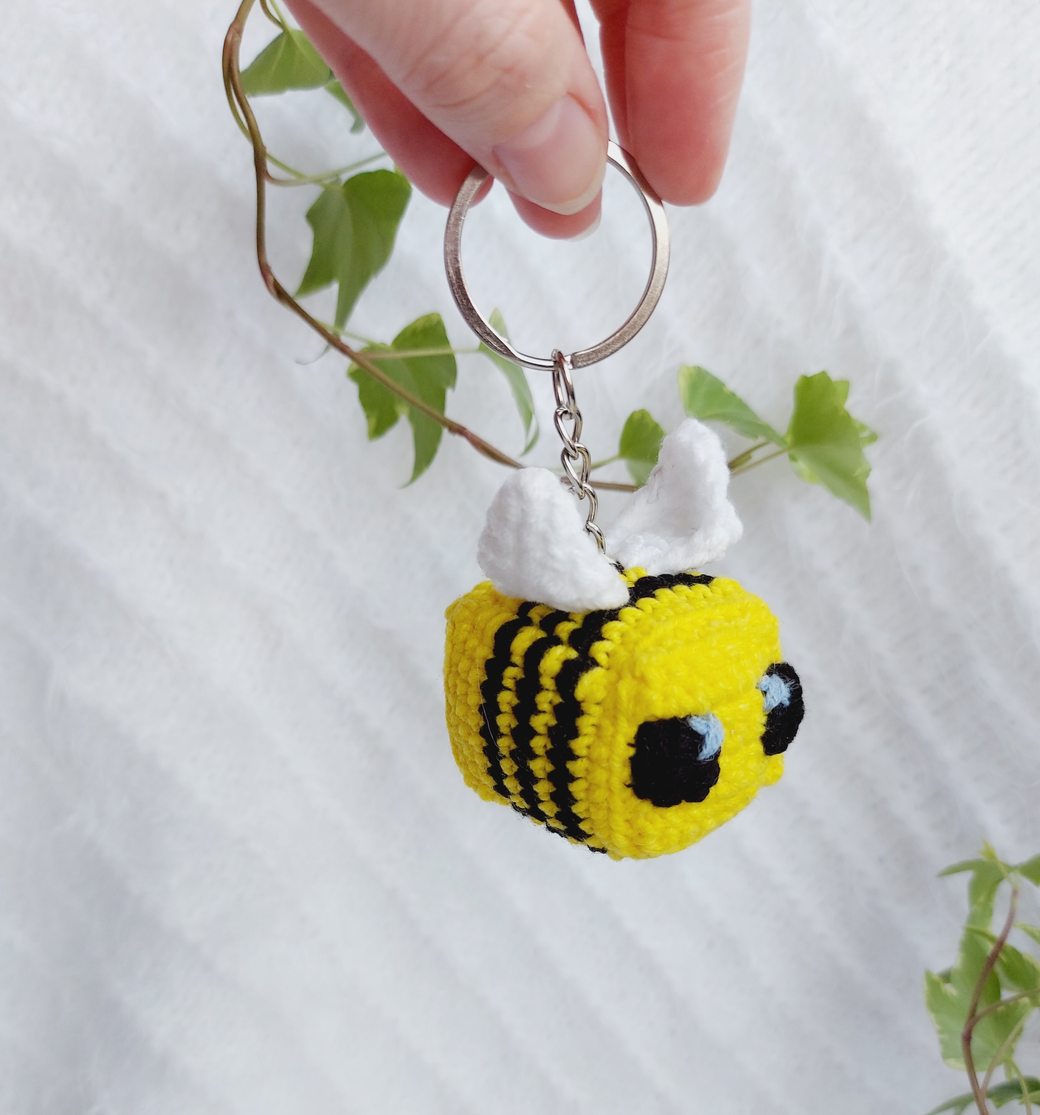 Minecraft Bee plush Minecraft Bee keychain Inspire Uplift