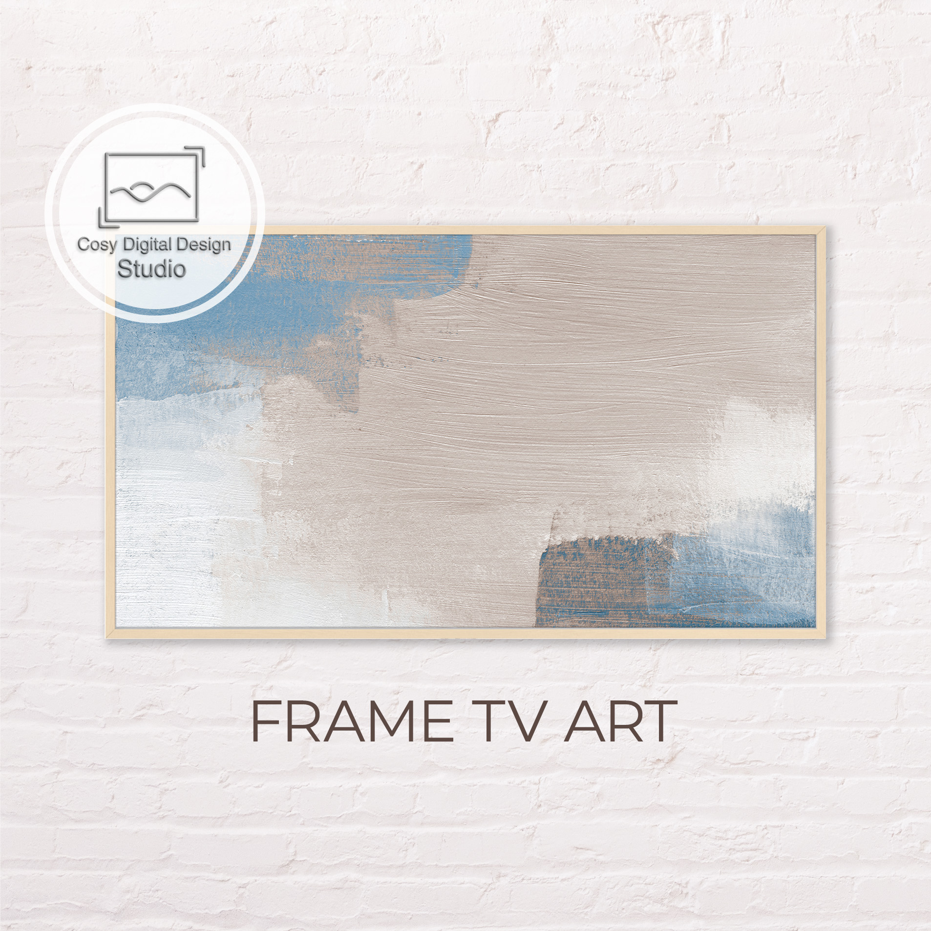 Samsung Frame Tv Art 4K Abstract Black And Gold Flower Leaves Art For