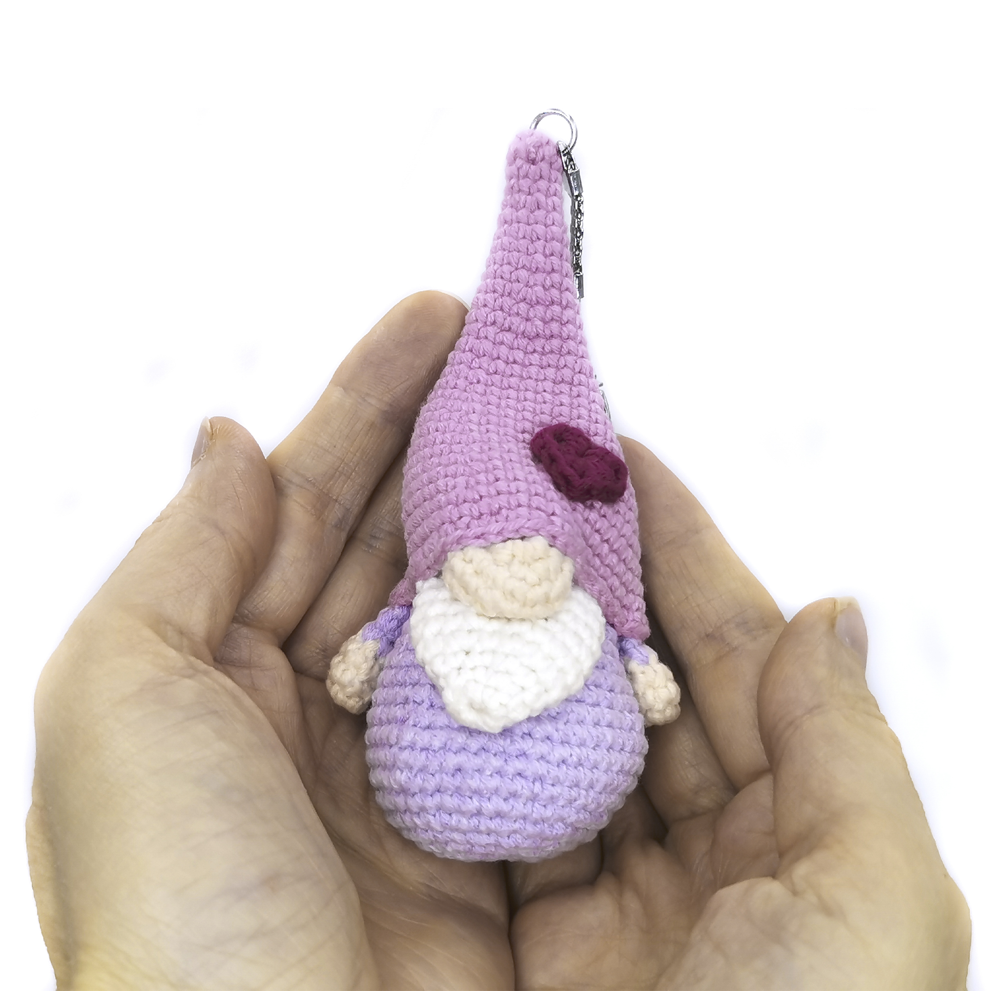 Mini gnome keychain pattern PDF, Digital delivery gnome tuto Inspire