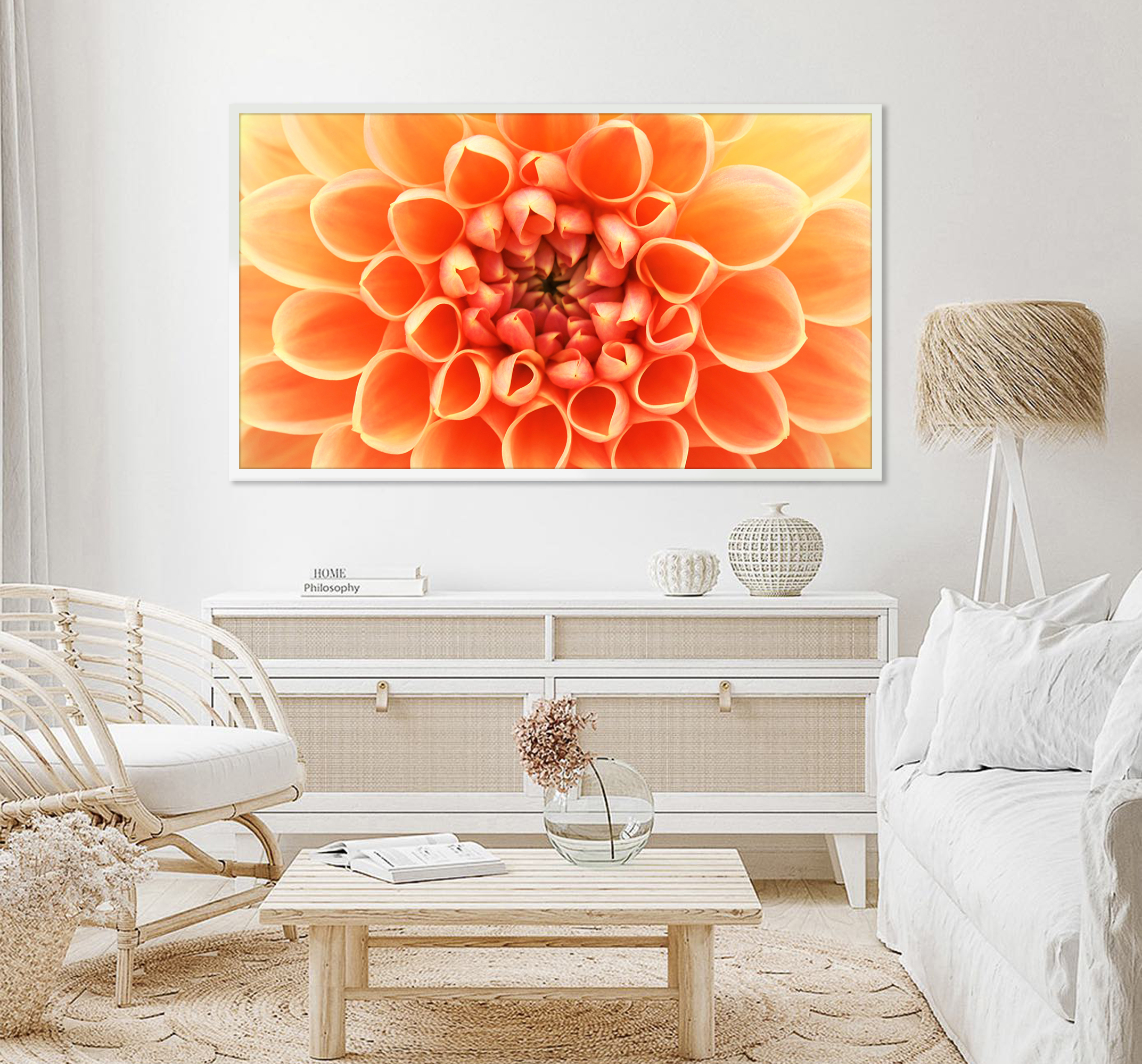 Samsung Frame TV Art 4k Abstract Multicolor Flower Art For Inspire