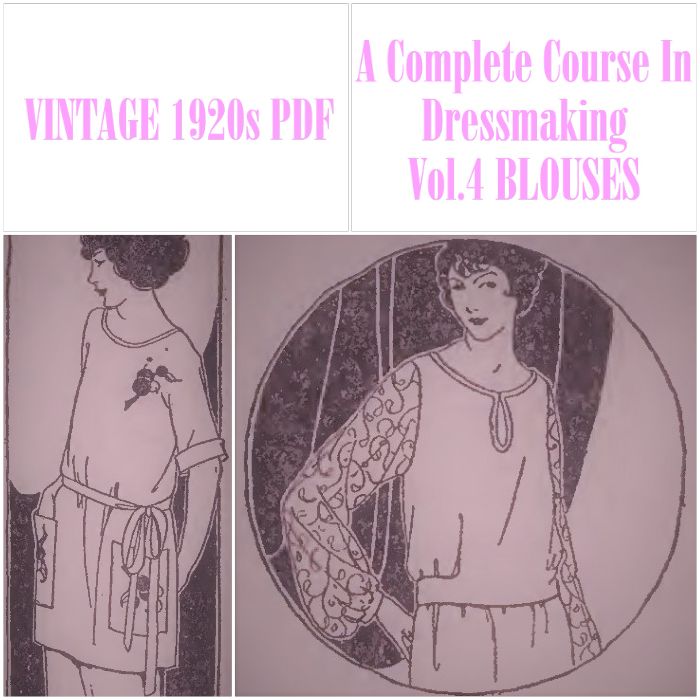 Digital Vintage Sewing Pattern Vintage 1921 A Complete C Inspire