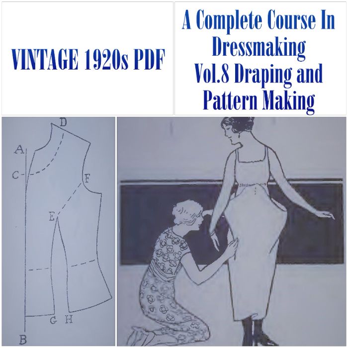Digital Vintage Sewing Pattern Vintage 1921 A Complete C Inspire