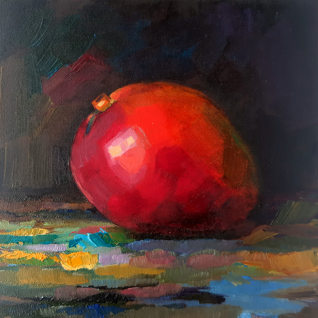 Mango Painting Fruit Original Art Still Life Artwork Food Wa Inspire