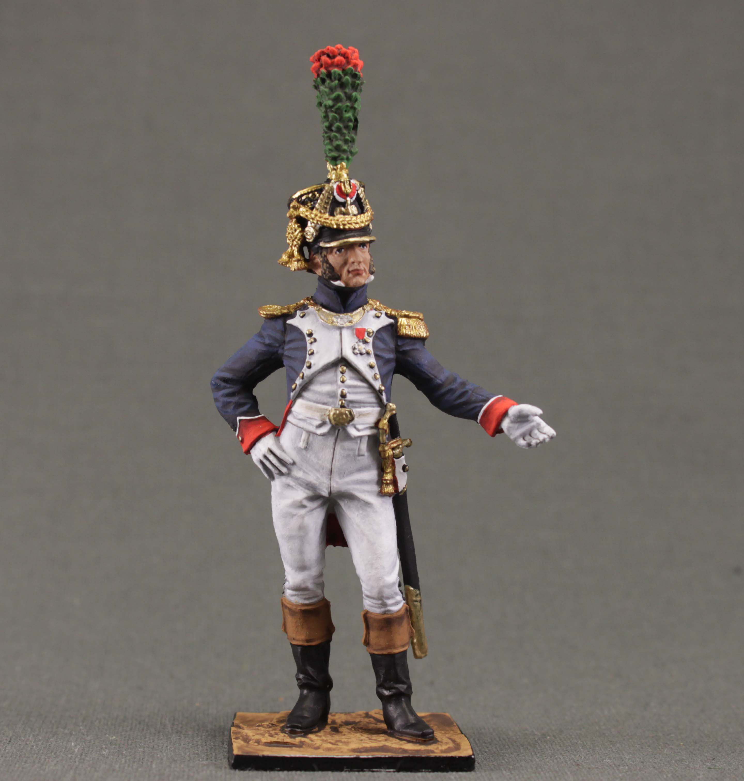 Napoleonic war Painted toy tin soldier 54 mm Scale 1/32 Hist Inspire