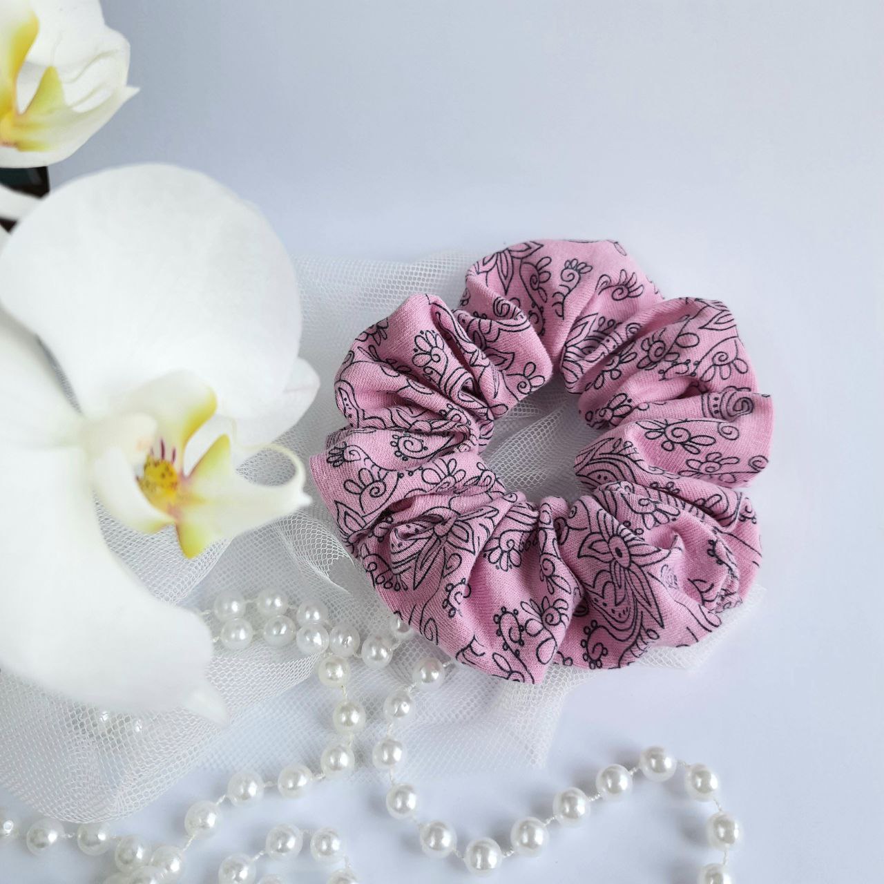 Soft unique scrunchy, elastic band hair handmade accessories Inspire