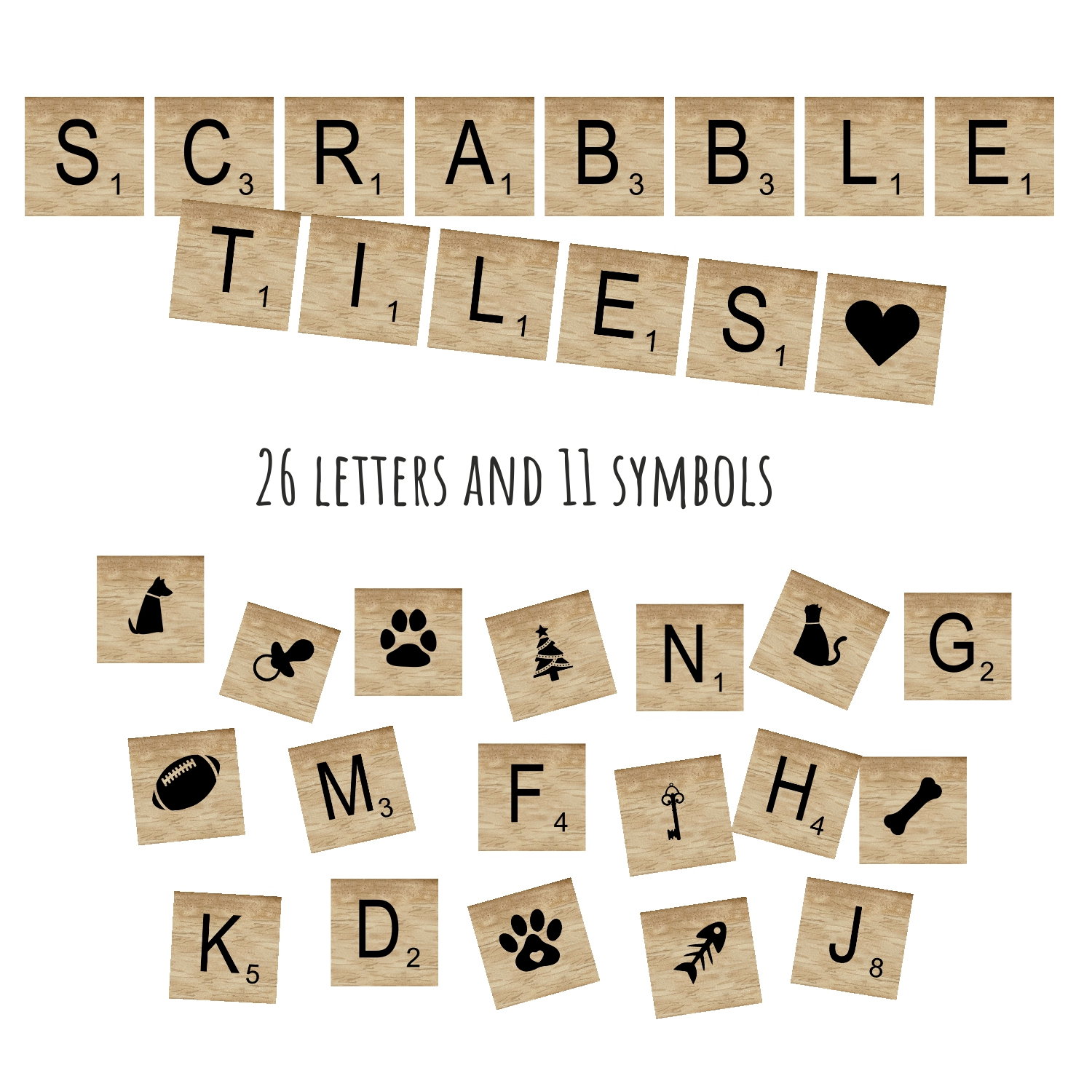 Wood Scrabble Alphabet Clipart, Scrabble Letters PNG Inspire Uplift