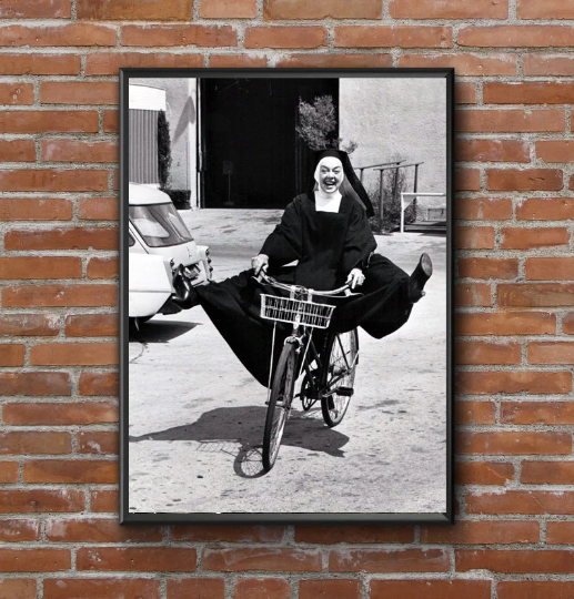 Vintage Photo Printable Nun On Bicycle Vintage Photo Print Inspire Vintage Photo Printable Nun On Bicycle Vintage Photo Print Inspire