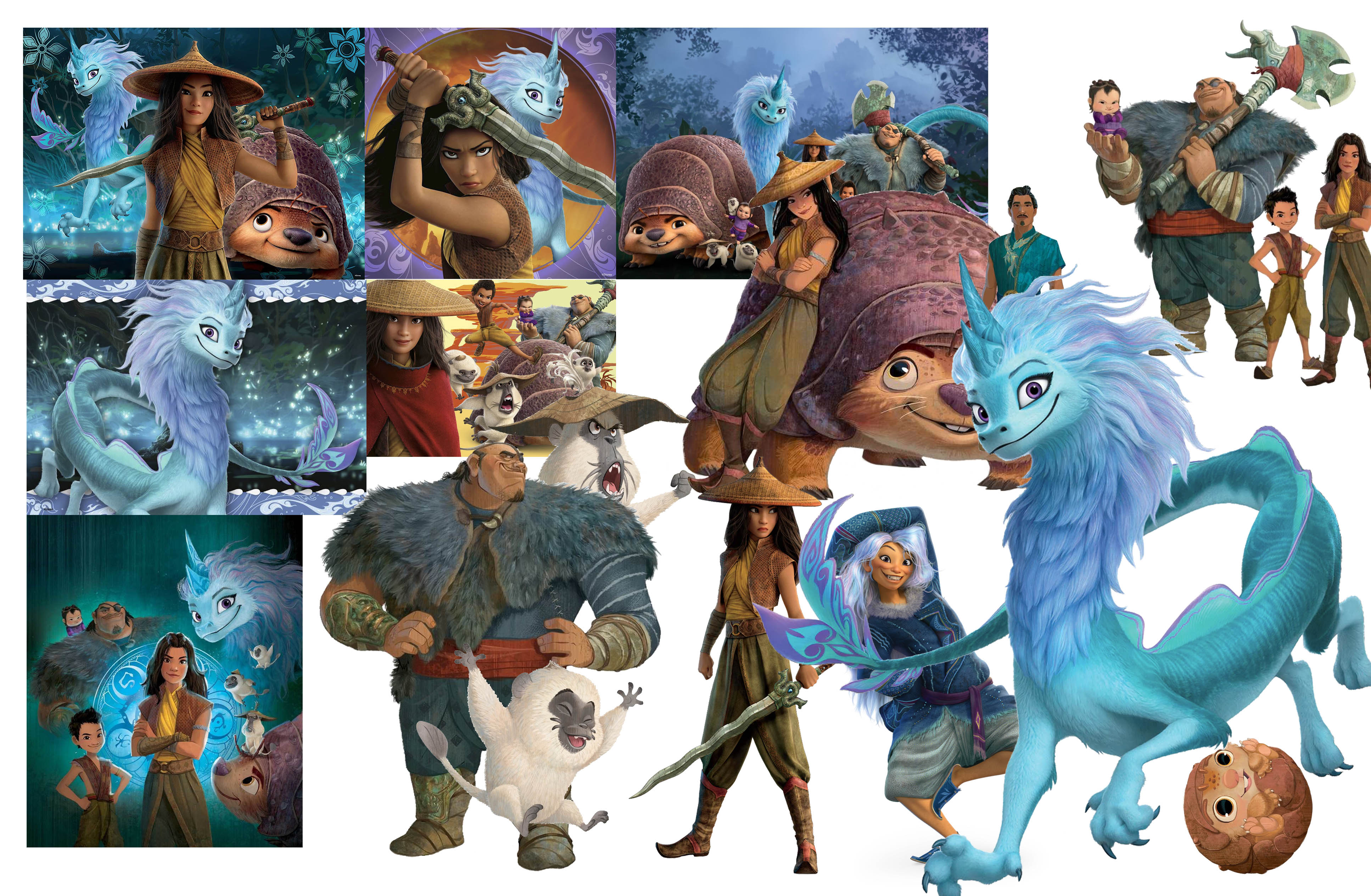 Raya and the Last Dragon 54 Clipart Images And Posters | Inspire Uplift
