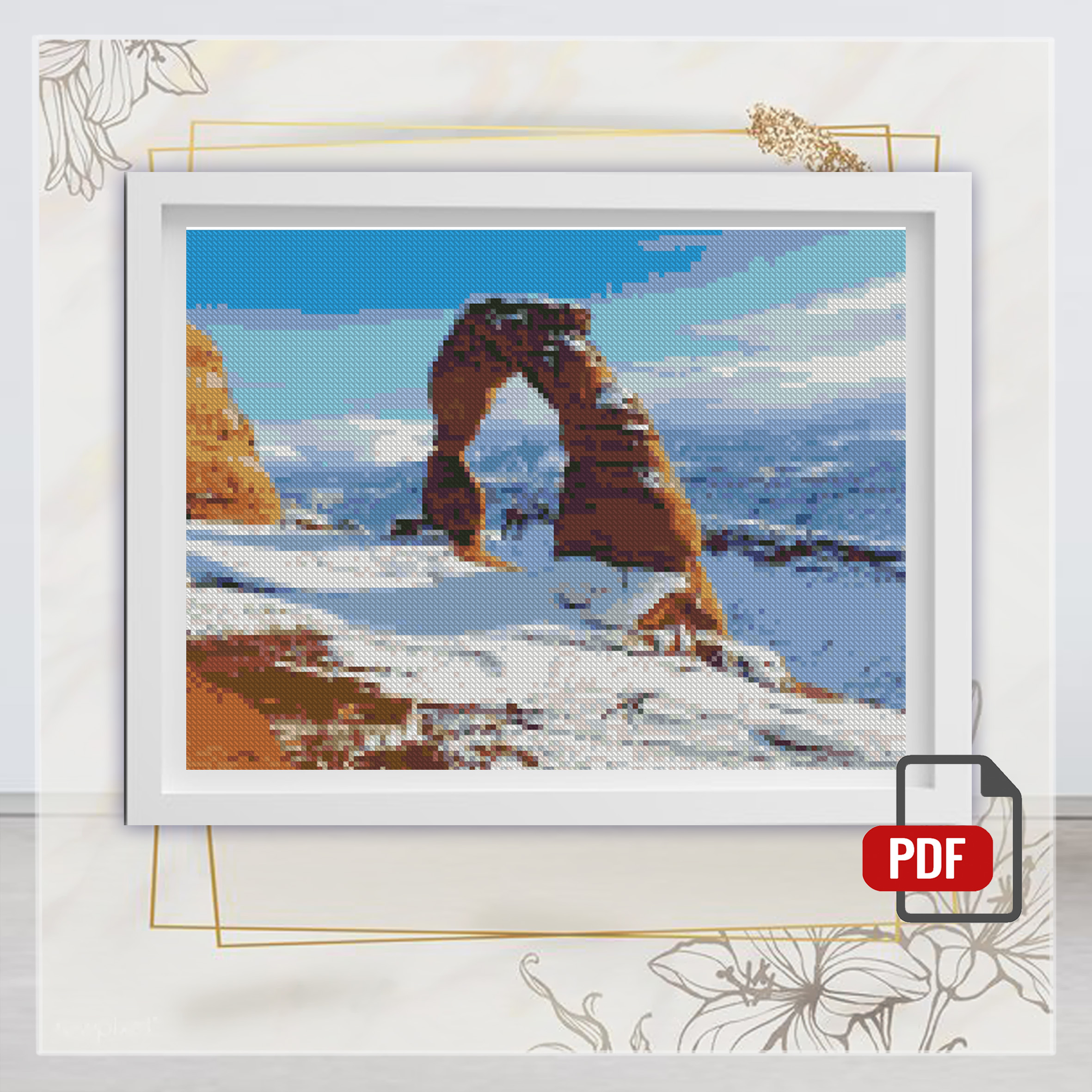 Alberta Canada Cross Stitch, Canada Cross Stitch Kits, Needl Inspire