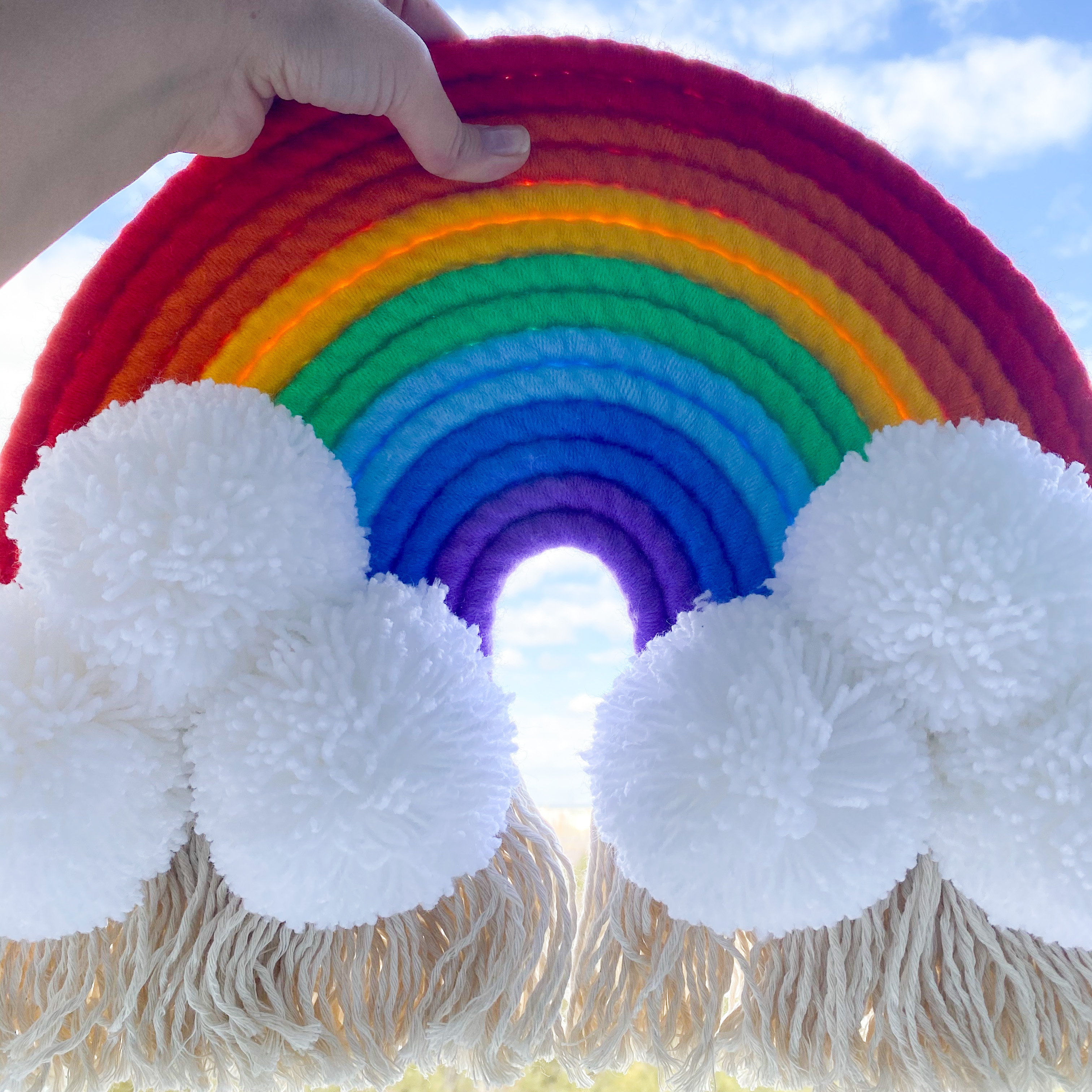 Large Pastel Rainbow, Kawaii Wall Decor, Pastel Party favors Inspire Uplift