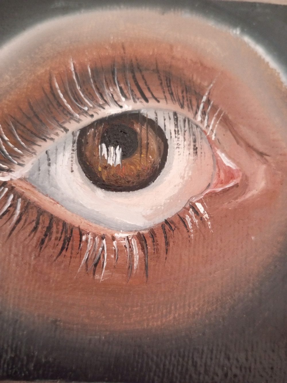 Eye Painting Portrait Original Art Eyes Artwork Woman Portra Inspire