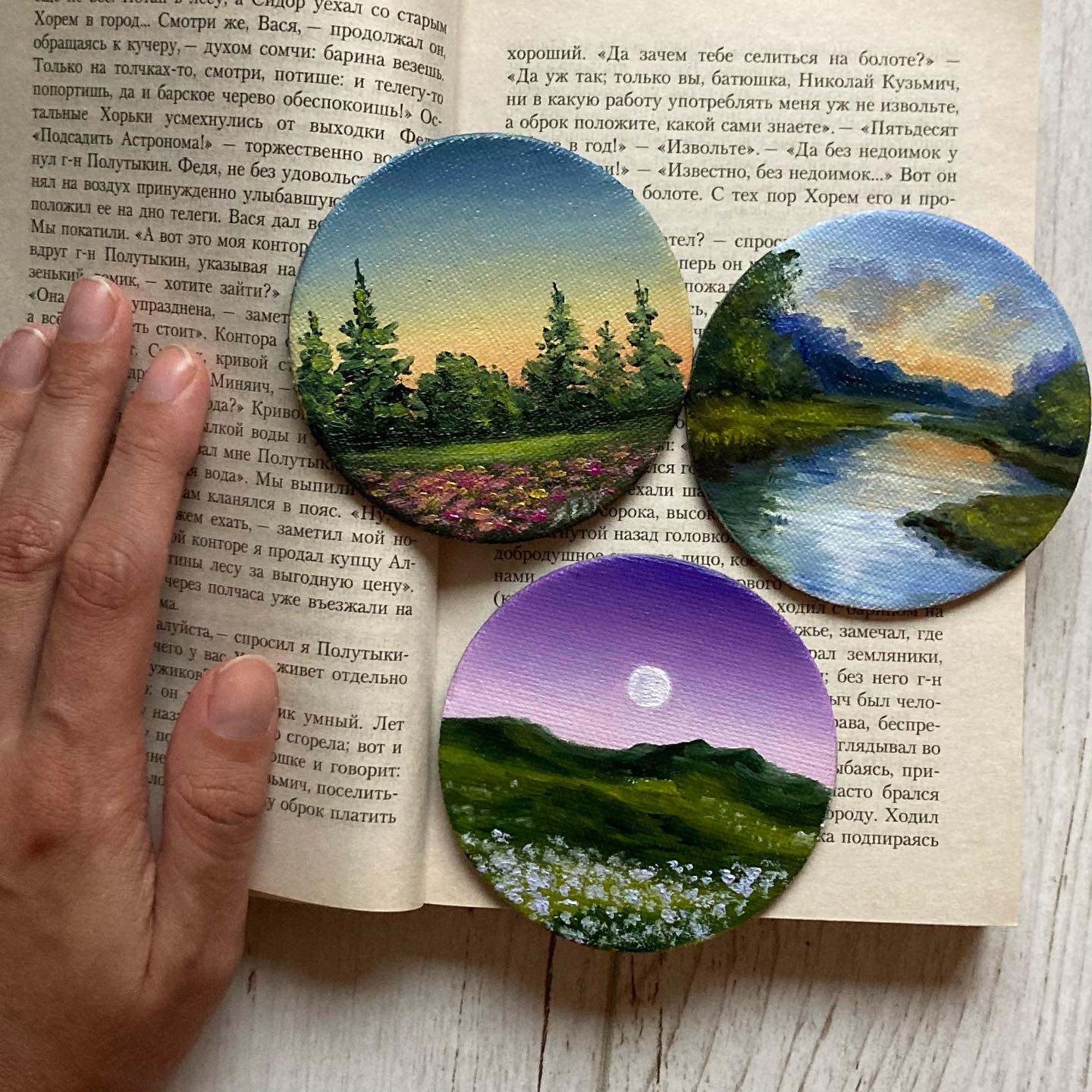 Hand Painted Canvas Mini Canvas Small Painti Inspire