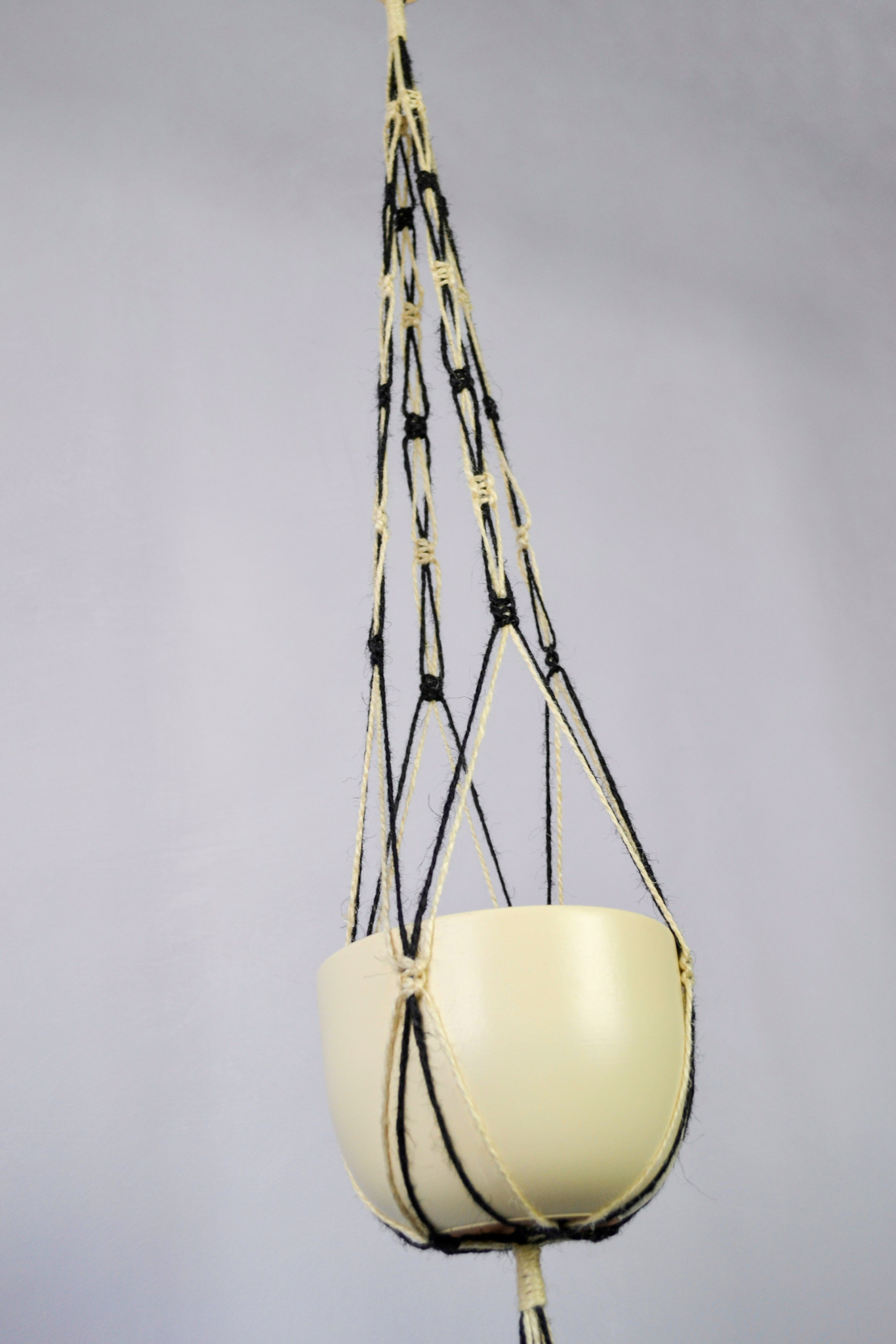 Macrame plant hanger , Jute plant holder Inspire Uplift