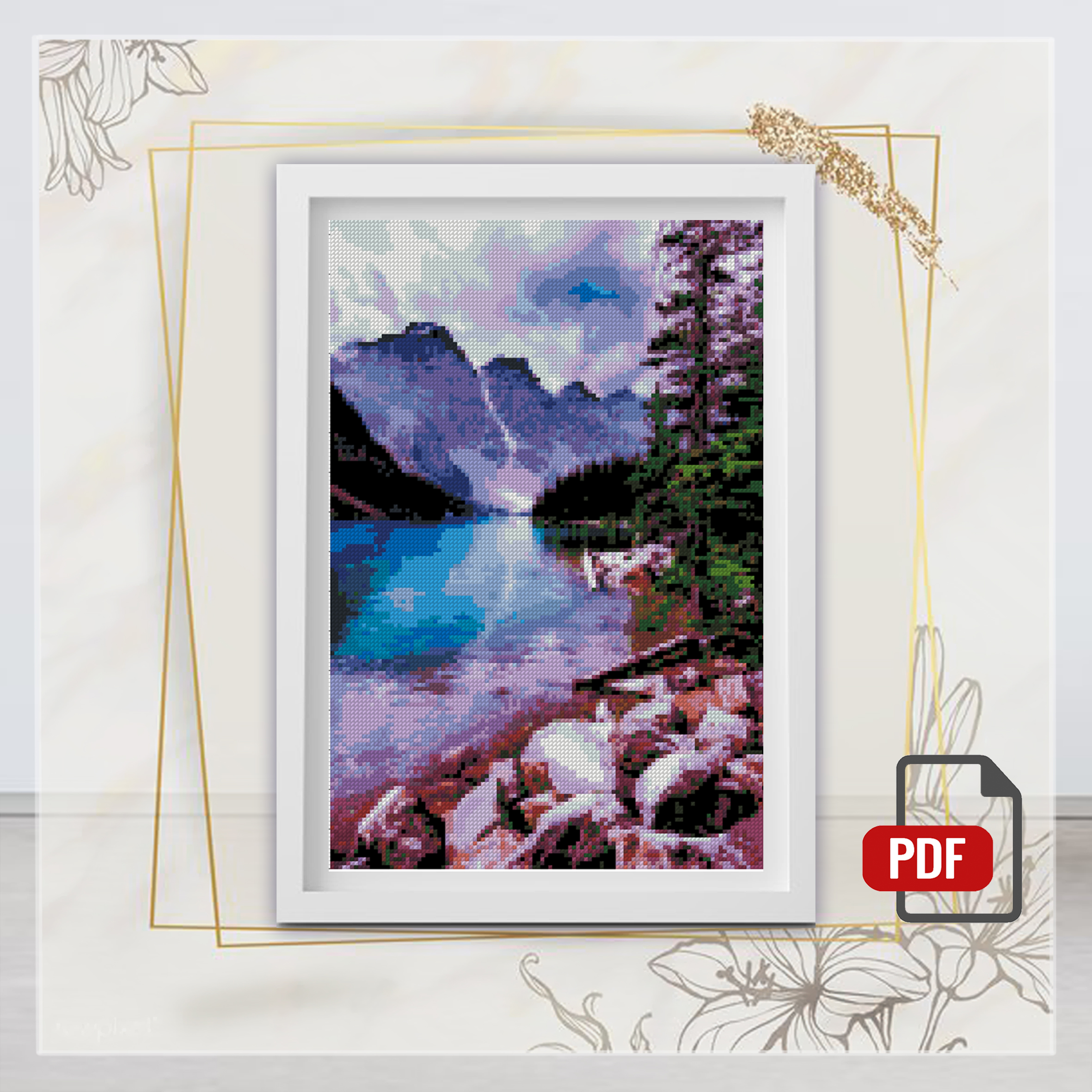 Alberta Canada Cross Stitch, Canada Cross Stitch Kits, Needl Inspire