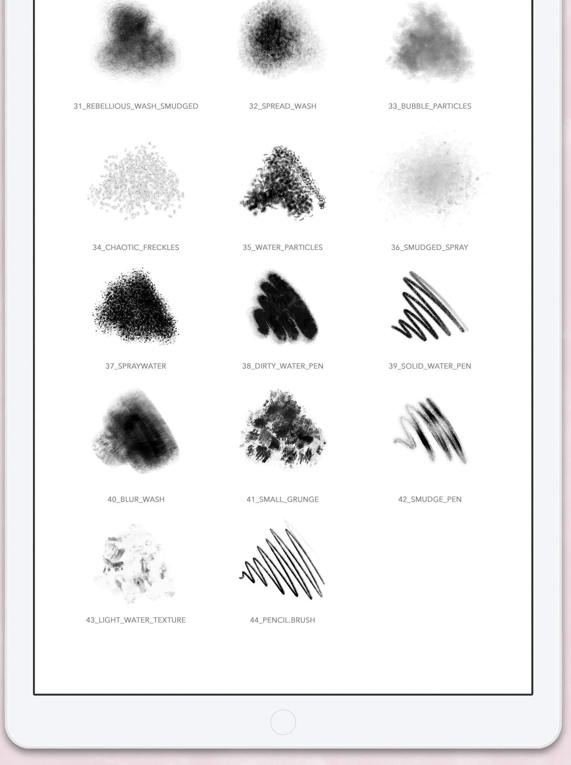 Watercolor Brush Pack For Procreate Watercolor Bundle Proc Inspire