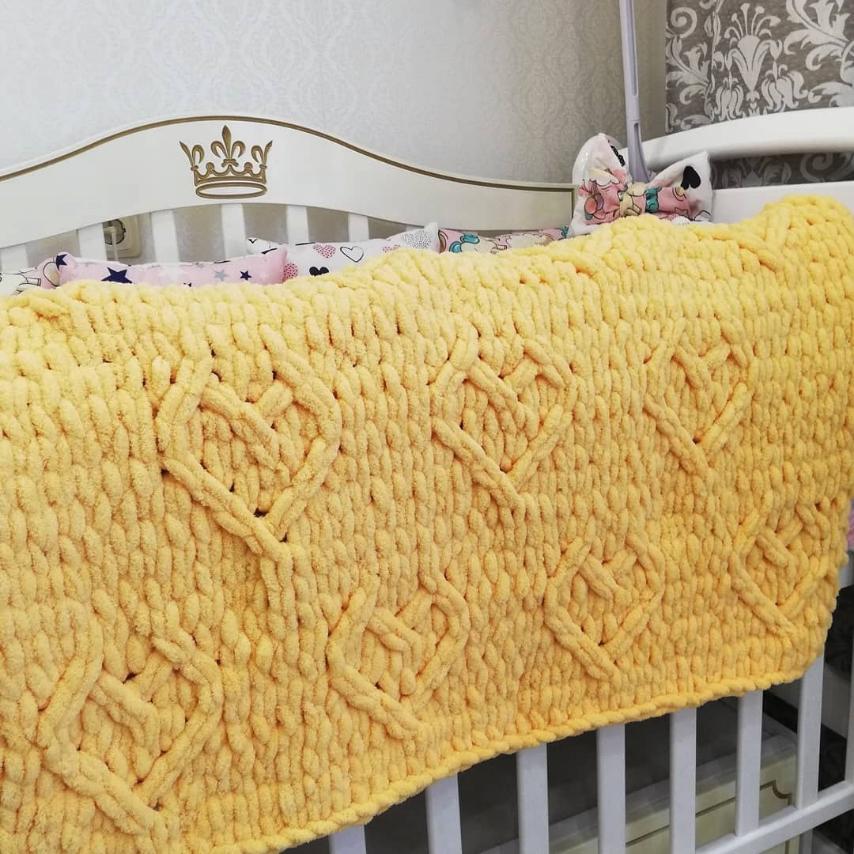 Newborn baby blanket, Stroller blanket, Crib plush blanket Inspire Uplift