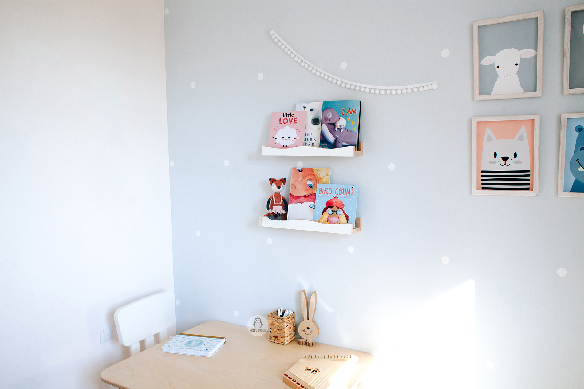 Baby Room Floating Shelf