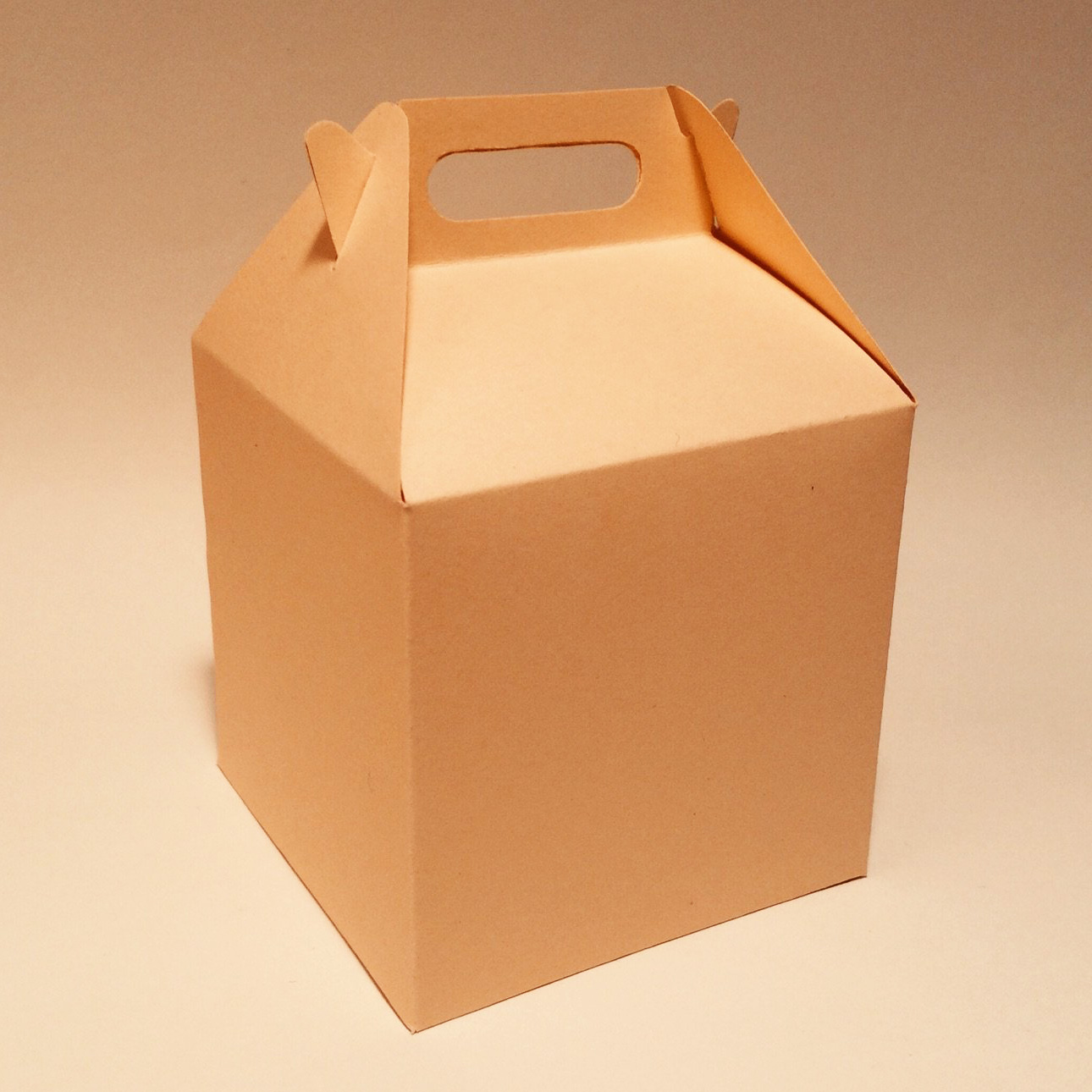 Square box template, gable box, square gift box, gable gift Inspire