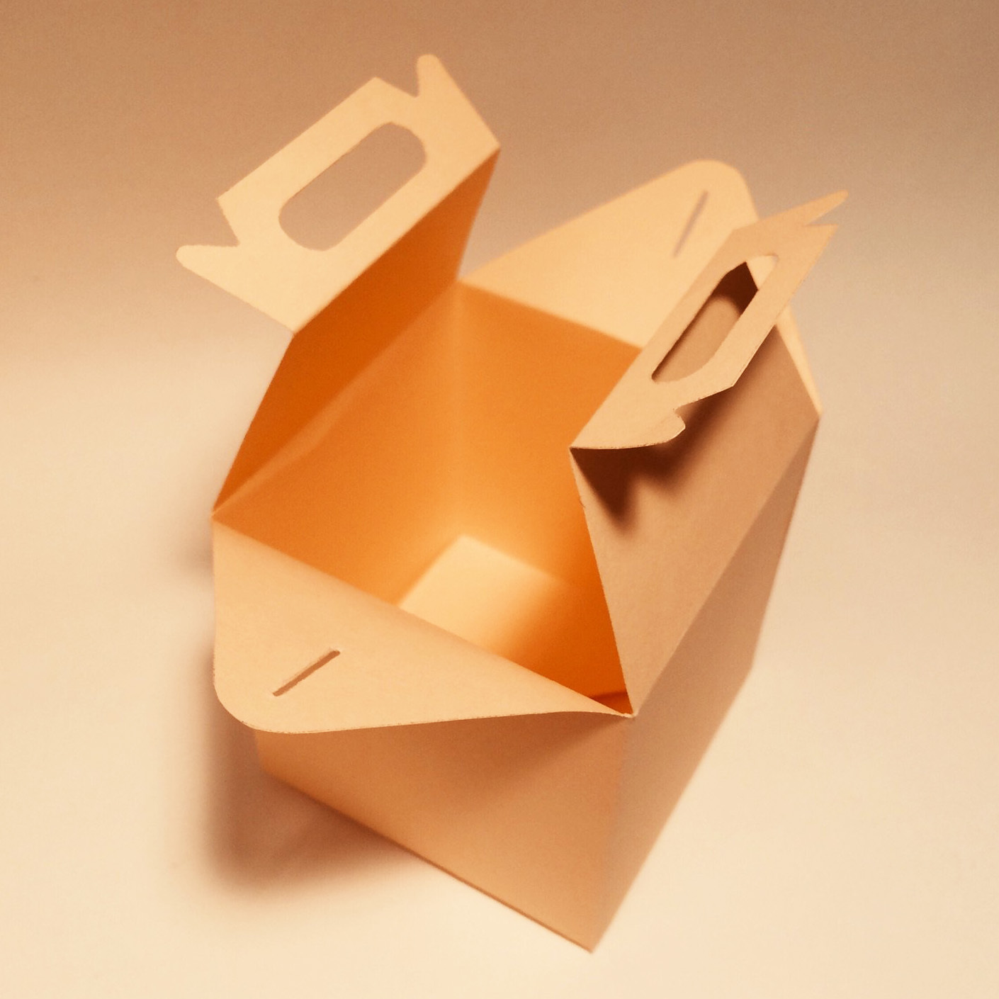 Square box template, gable box, square gift box, gable gift Inspire