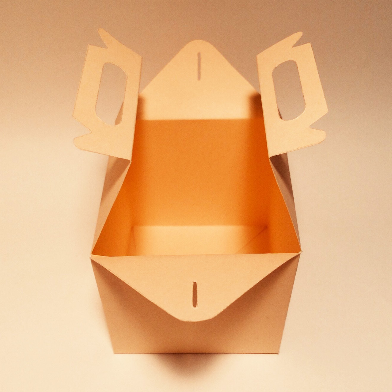 Square box template, gable box, square gift box, gable gift Inspire