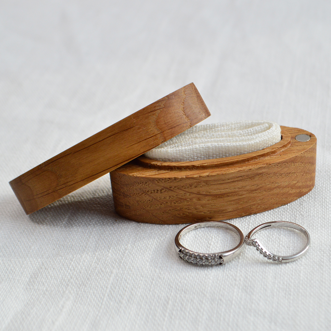 Wedding Couples Ring Box, Personalized Wooden Ring Box, Cust Inspire