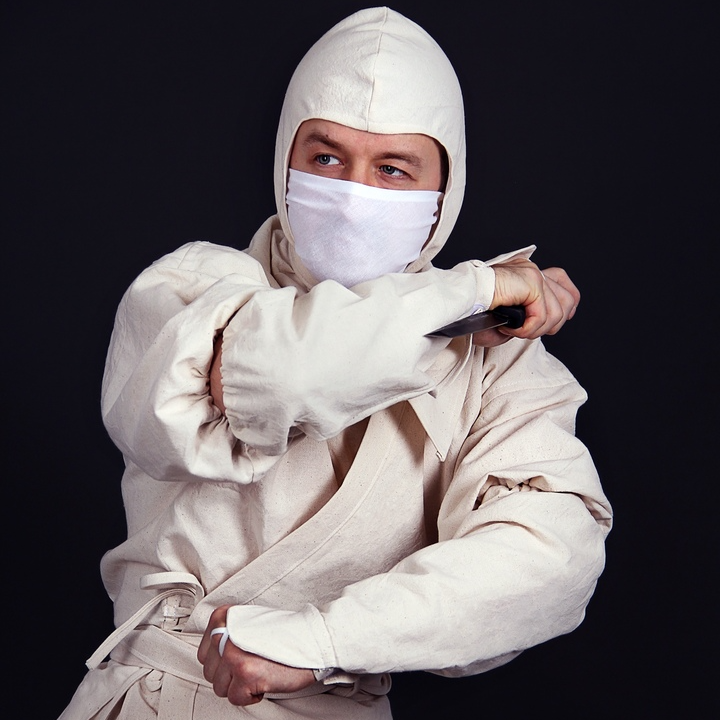 White costume Enter the Ninja Inspire Uplift