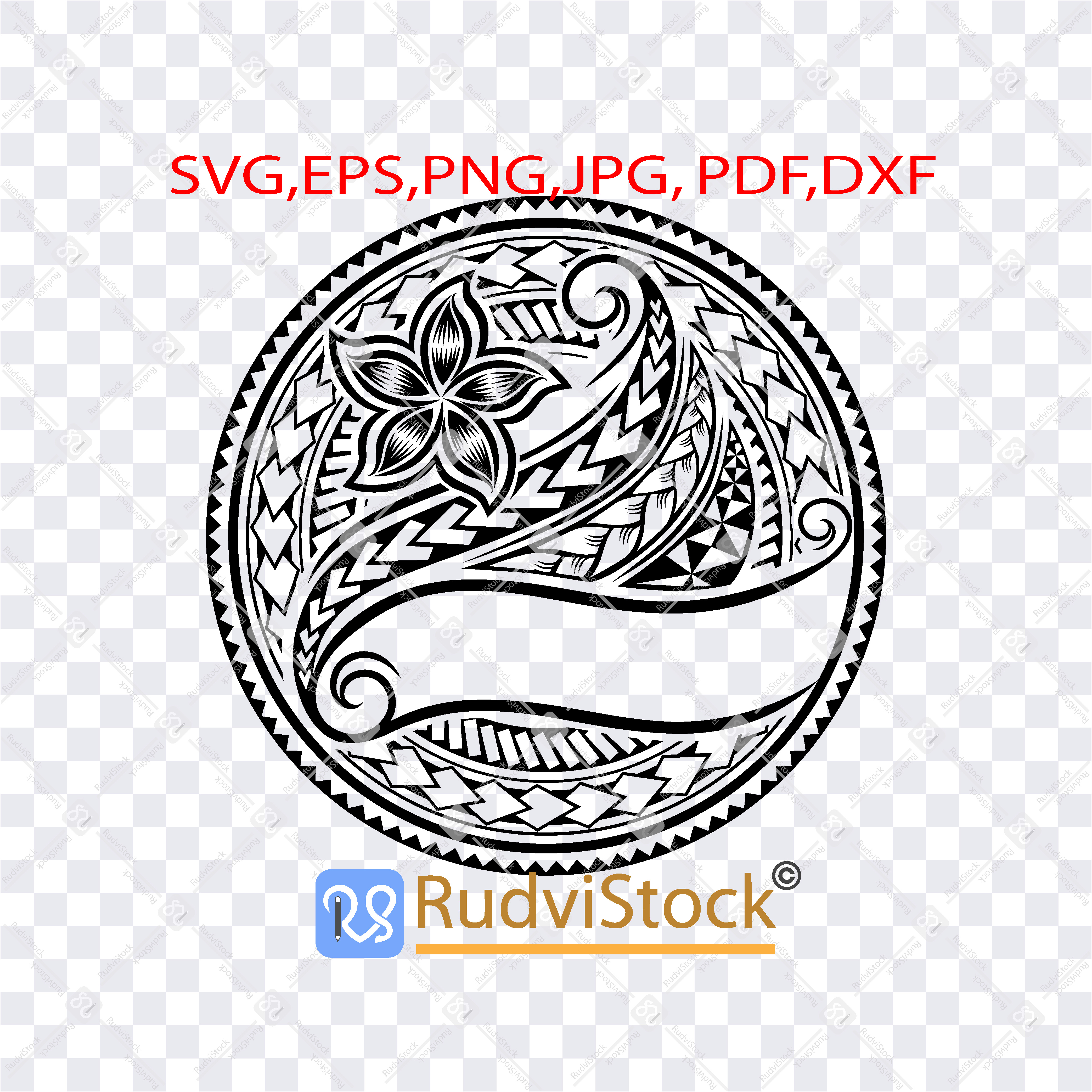 Polynesian Circle Border Designs for Logo | Inspire Uplift