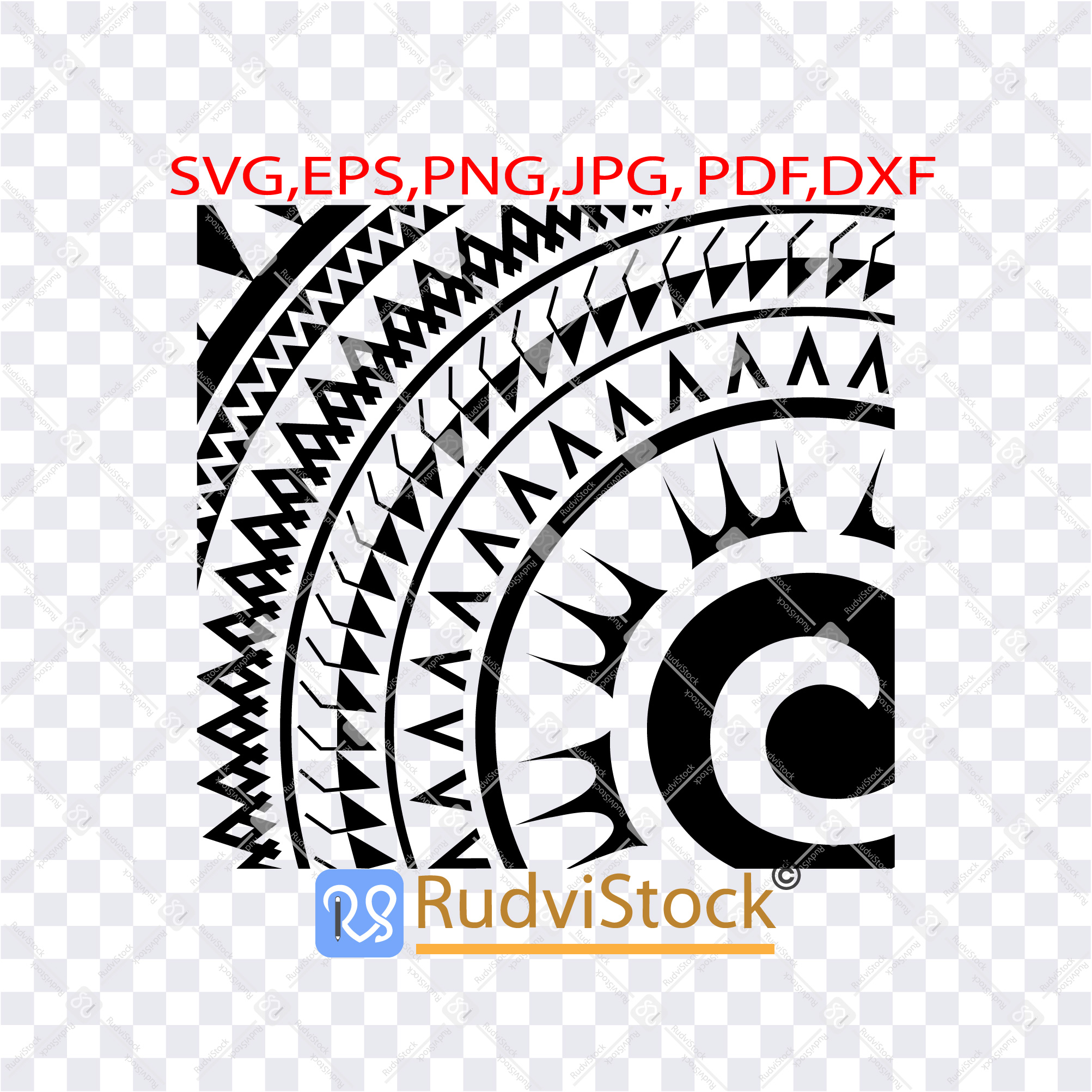 Samoan tattoo pattern background - Inspire Uplift