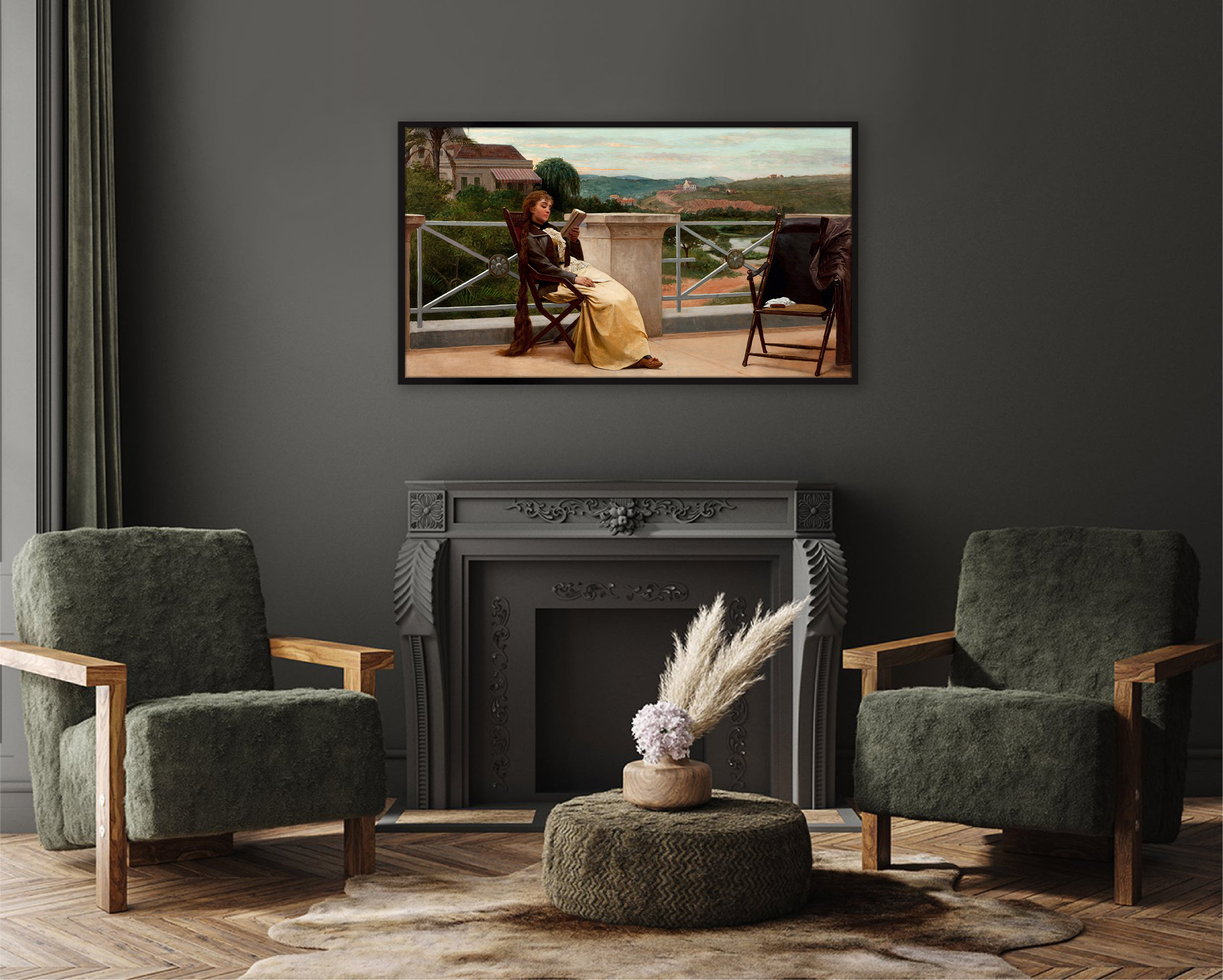 Samsung Frame TV Art 4k Vintage Portrait Art for The Frame Inspire