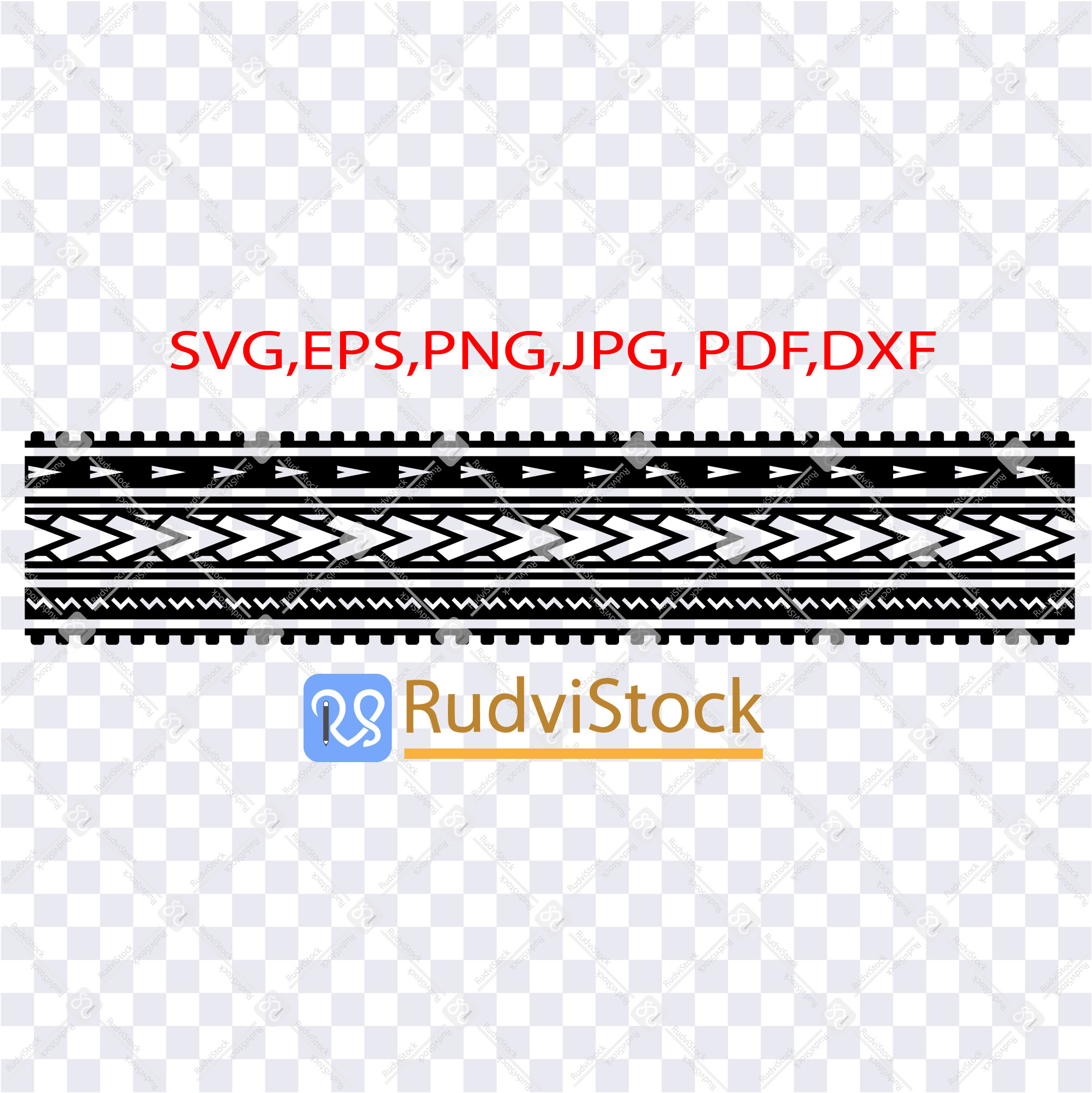 Samoan tribal tattoo seamless band designs | Inspire Uplift