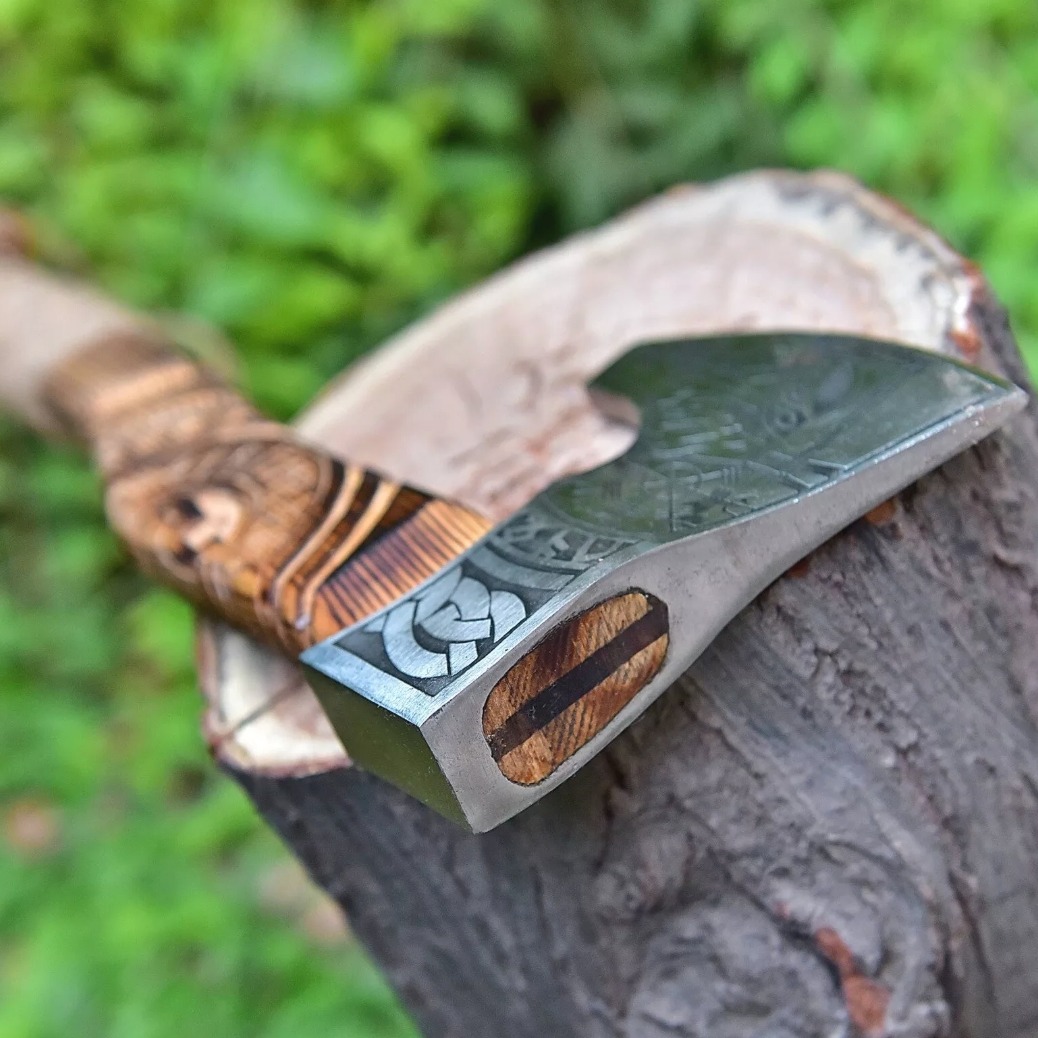 Adler Axe Prandi Axes Yankee C45 Forged Carbon Steel Hatchet