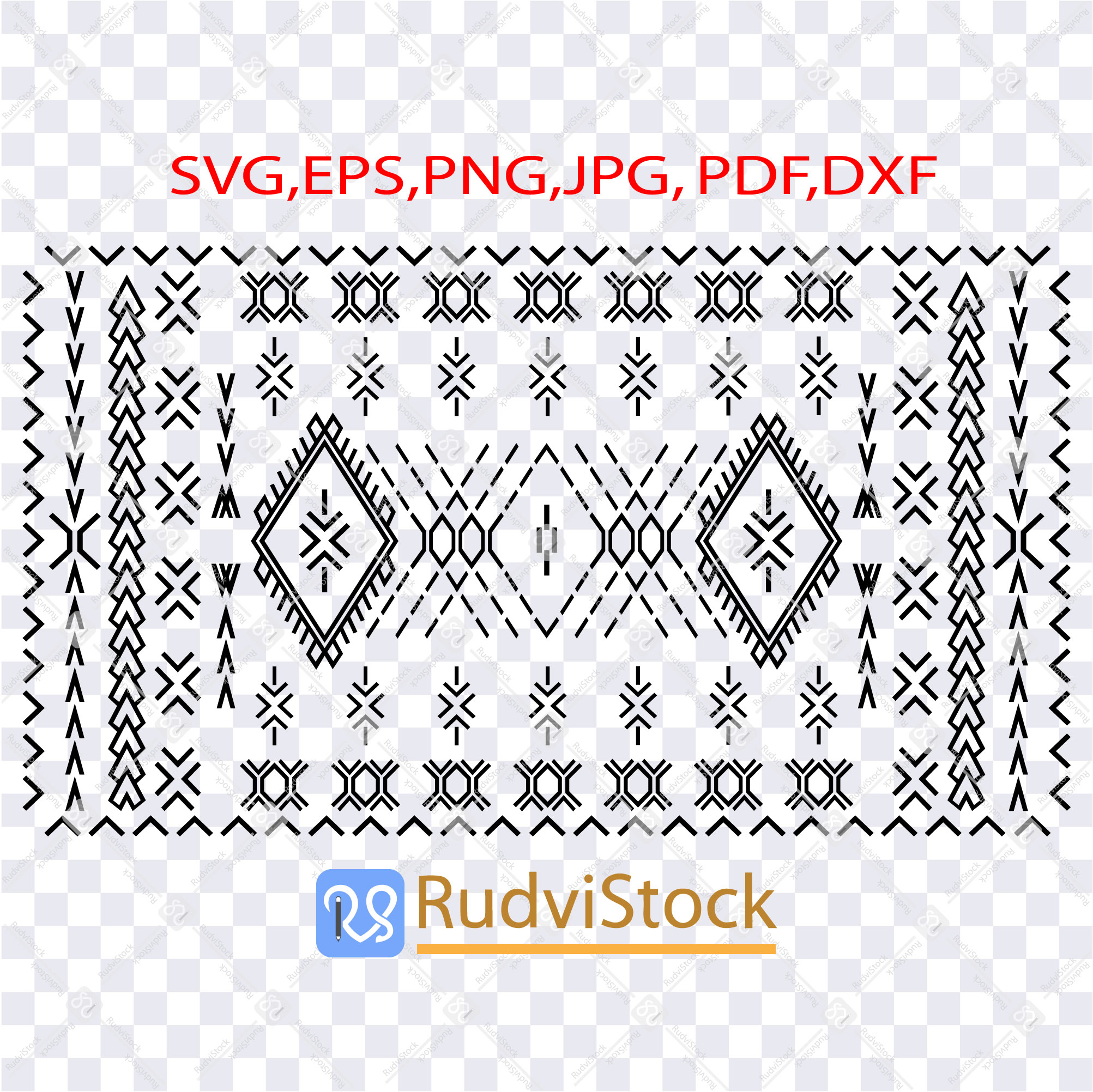 Samoan Malu tribal background design - Inspire Uplift