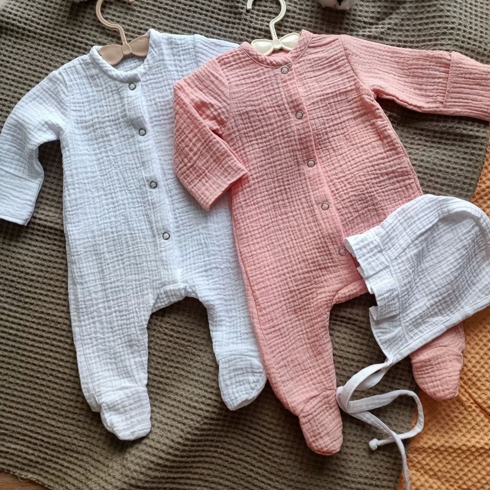 Muslin cloth baby jumpsuit baby overall baby sleepsuit inspire