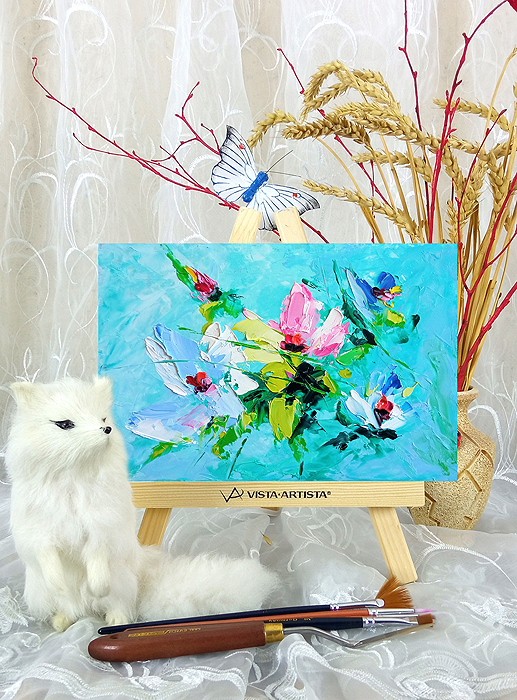 Impasto Oil Painting Flower Painting Abstract Floral Art Ori - Inspire ...
