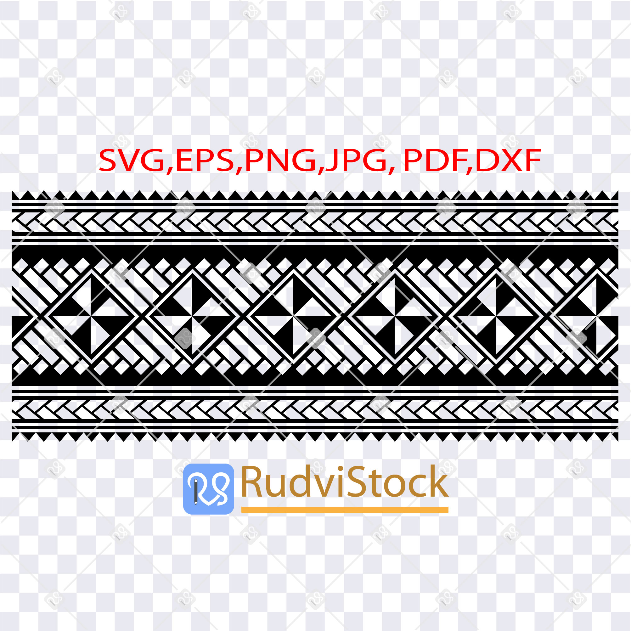 Polynesian seamless pattern design - Inspire Uplift