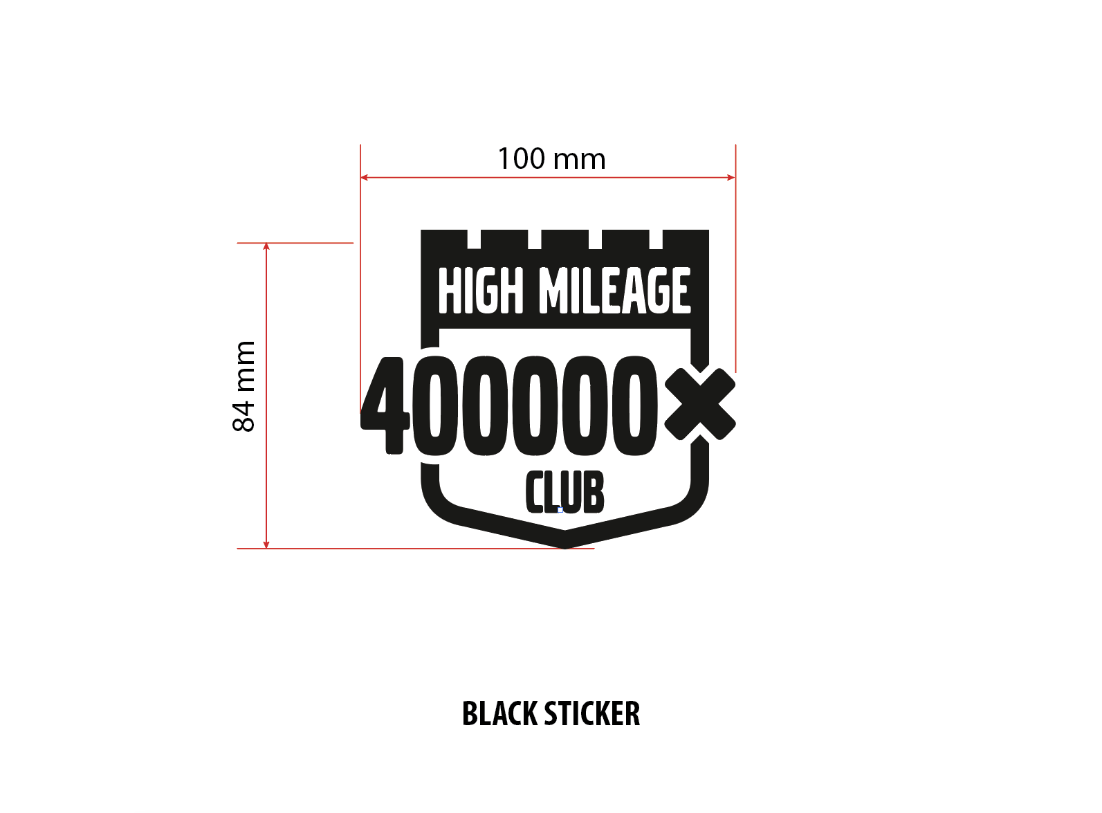 Volvo High Mileage Club stickers, friends stickers, Volvo vi Inspire