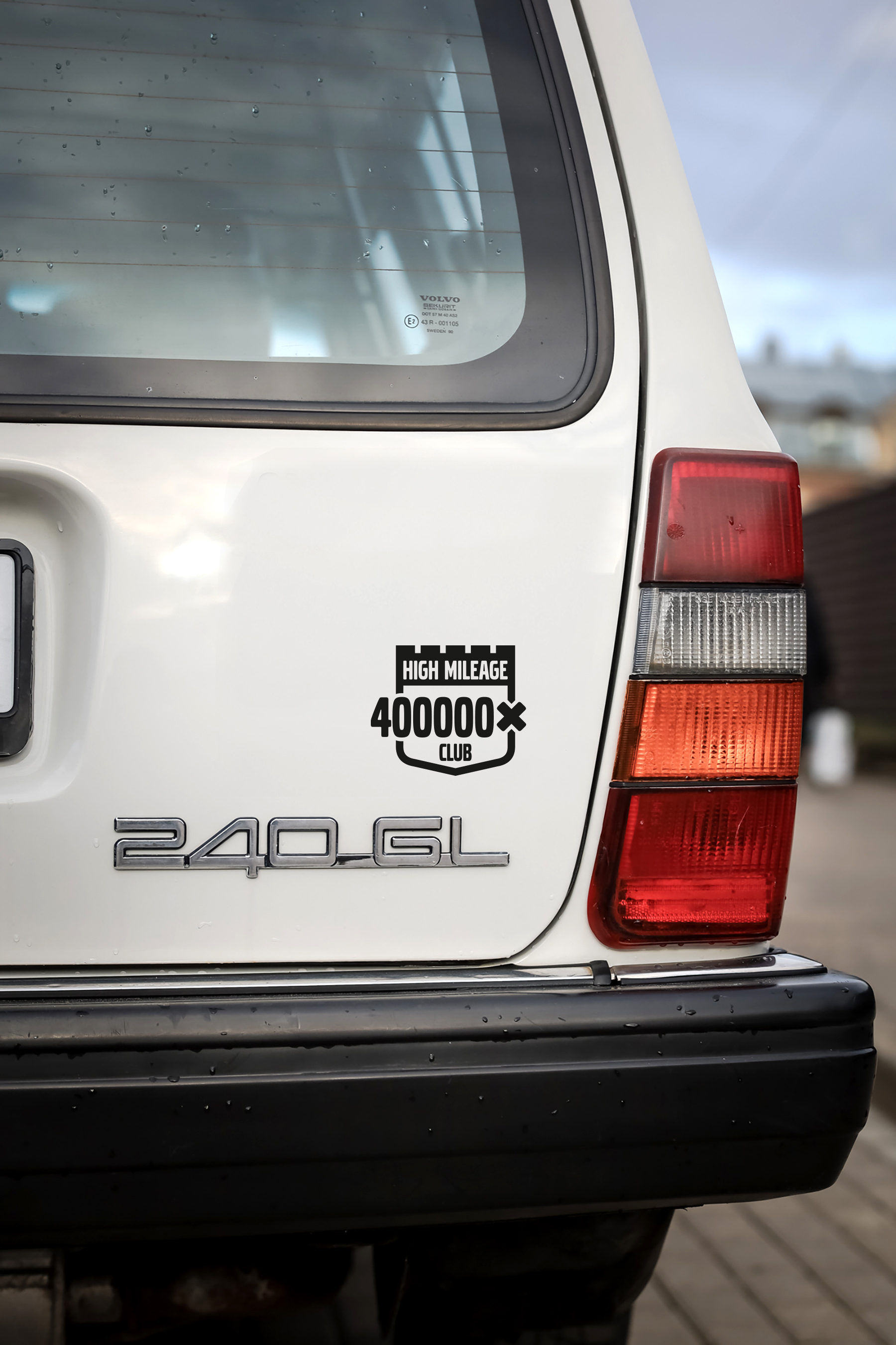 Volvo High Mileage Club stickers, friends stickers, Volvo vi Inspire