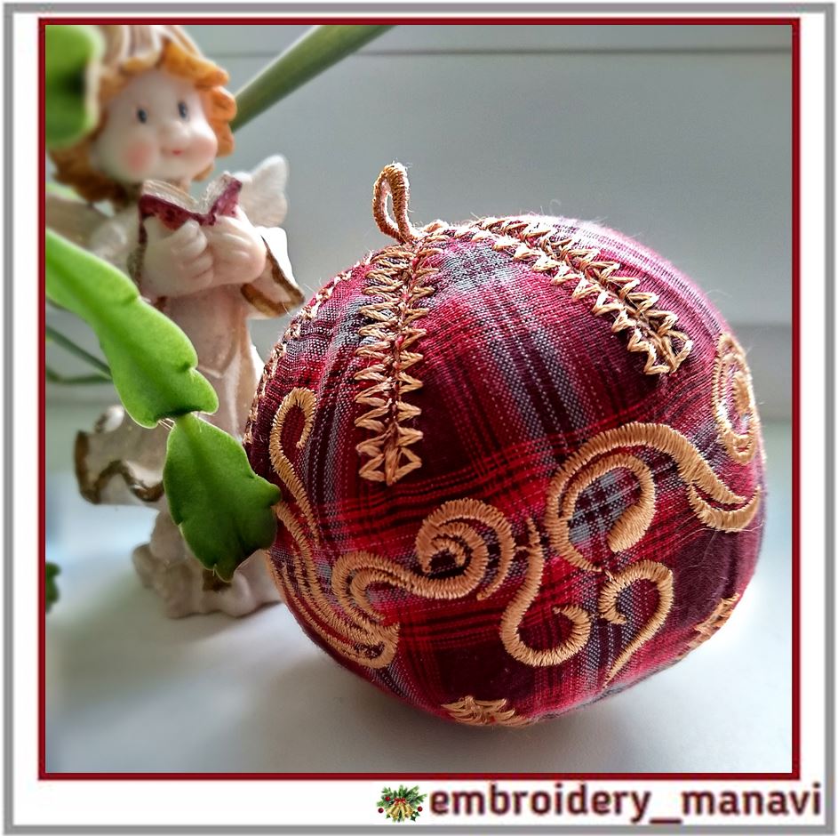 In the hoop tree toy ball 1 part machine embroidery design. | Inspire ...