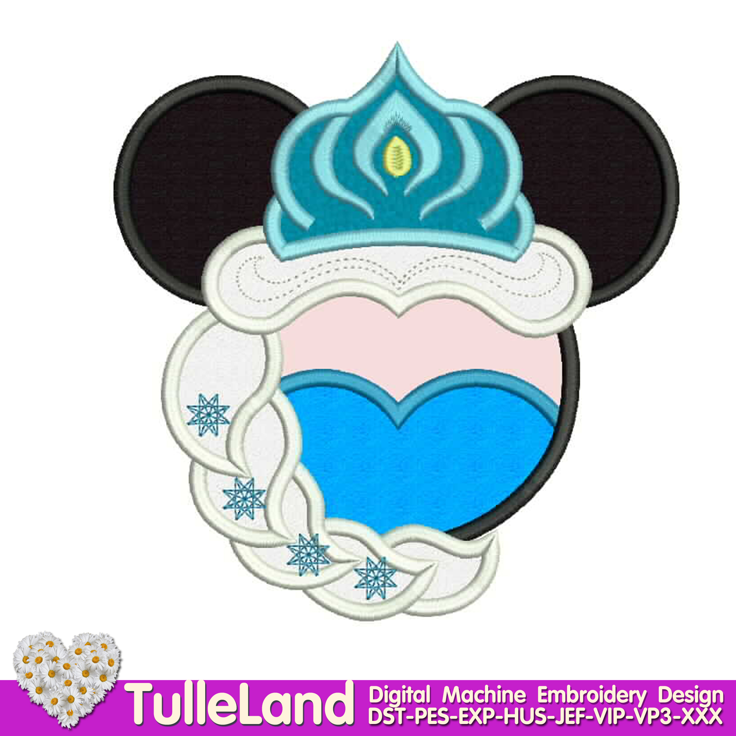 Queen ELSA Tiara Mouse Princess Frozen Elsa Crown Design - Inspire Uplift