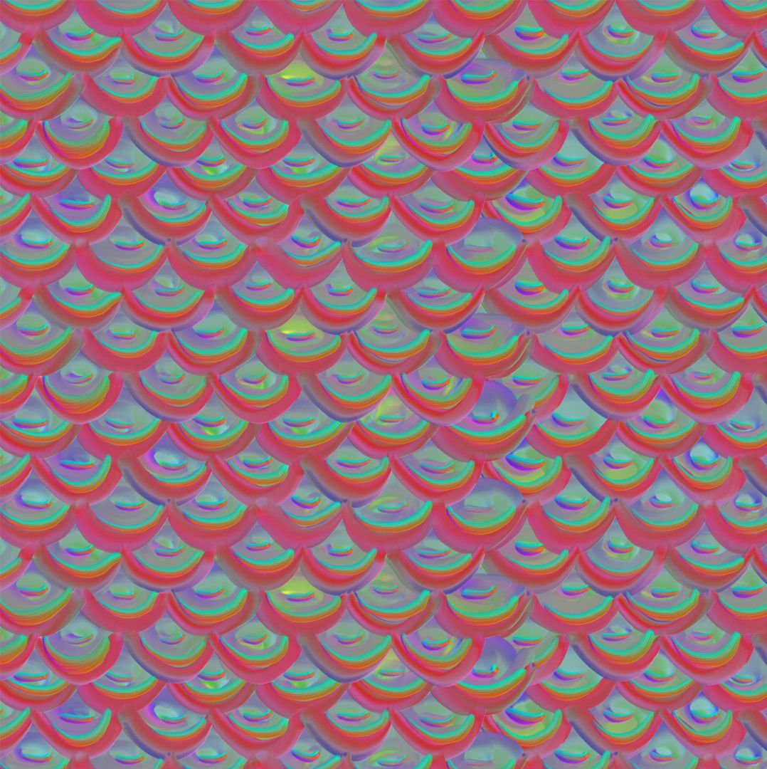 Scales Neon Seamless Pattern Tile Digital Paper Wallpaper Fa - Inspire ...