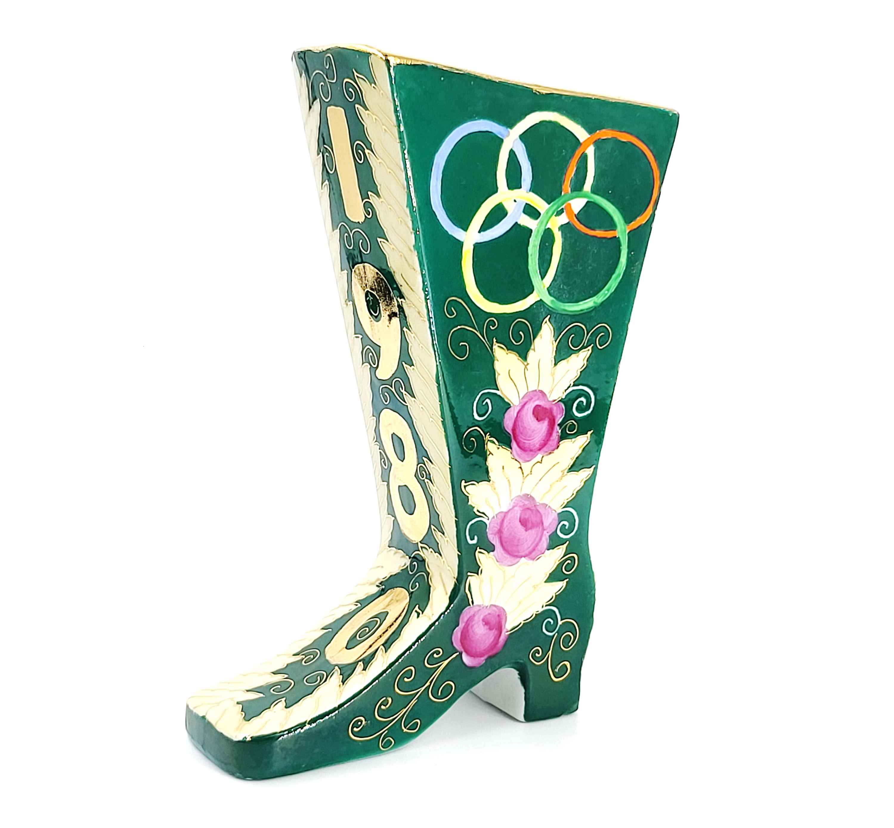 USSR Porcelain Pencil Holder Olympic Games in Moscow 1980 - Inspire Uplift