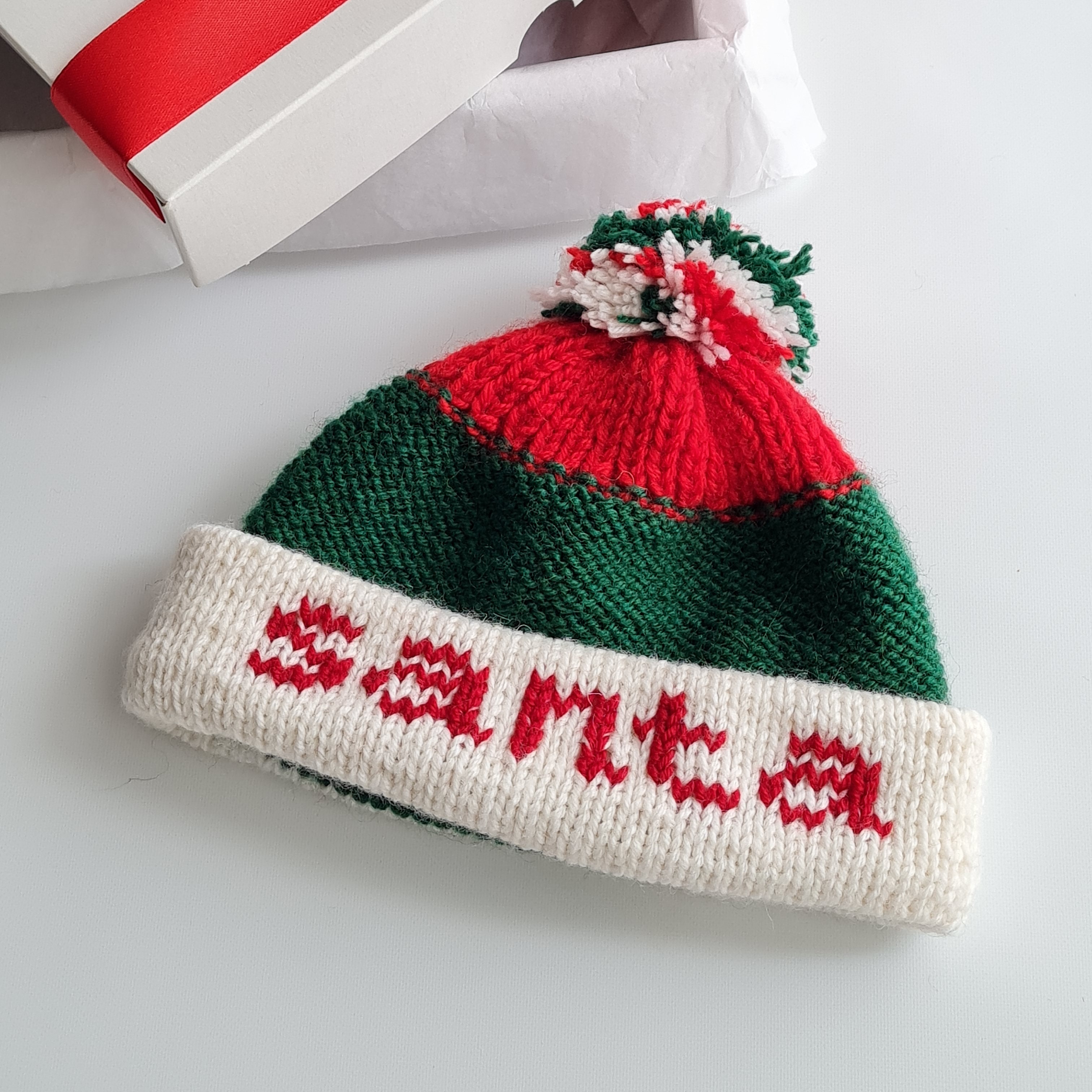 Christmas newborn hat for baby boy, girl. Best gift pregnant Inspire
