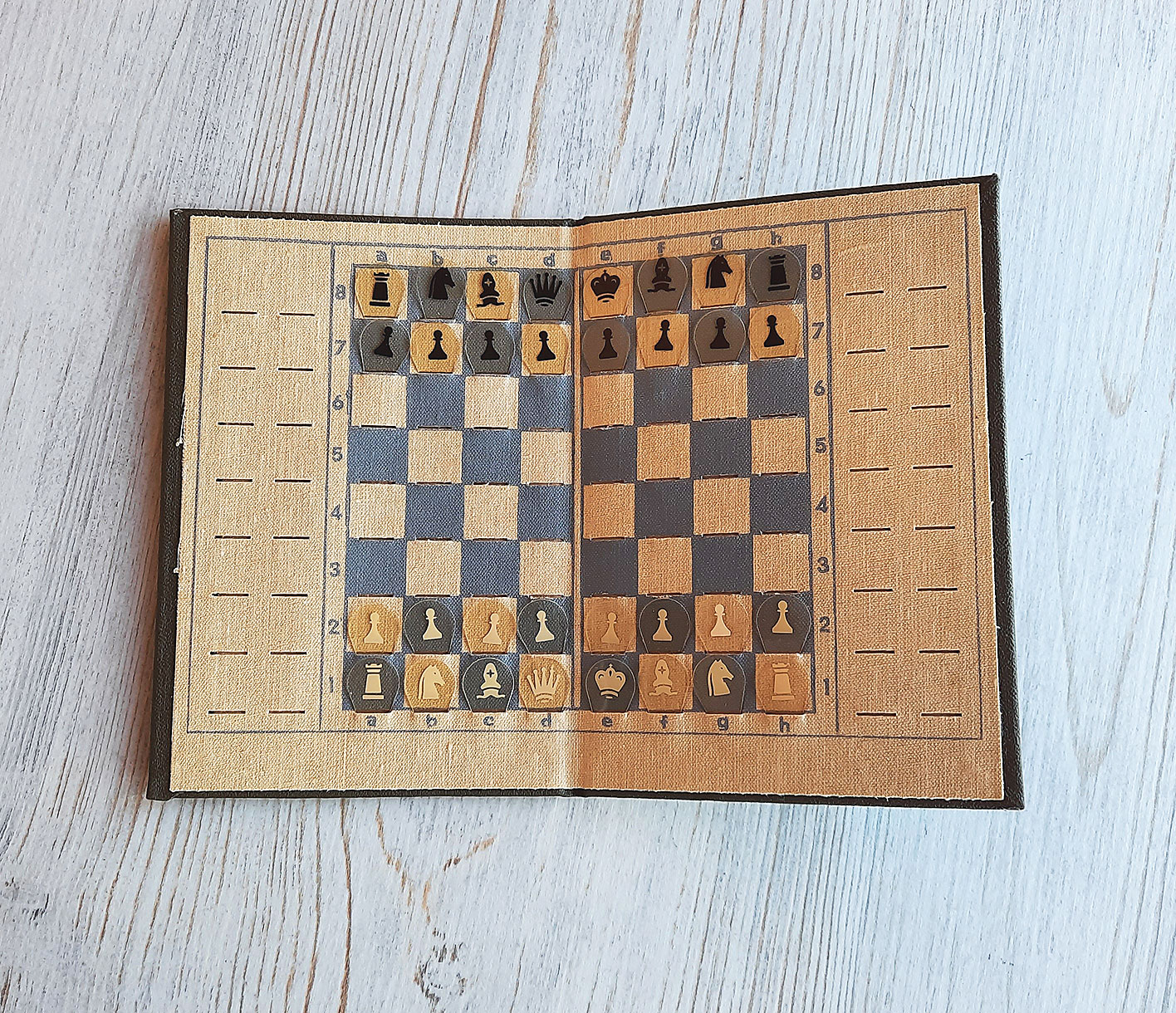 Soviet pocket chess vintage travel game Kishinev Moldova Inspire Uplift