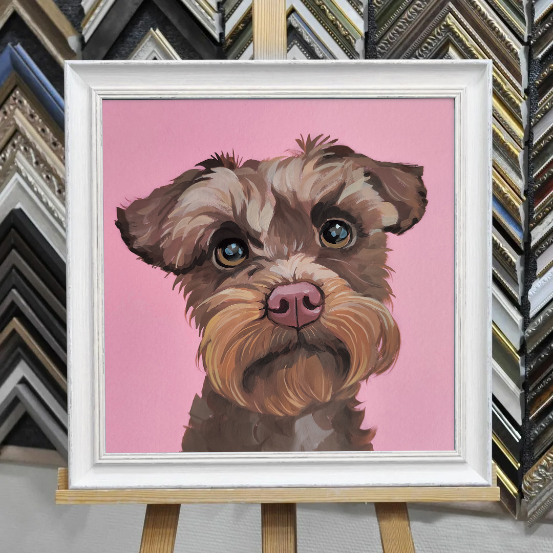 Dog Portrait Custom Painting From Photo Custom Hand Painted Inspire dog-portrait-custom-painting-from-photo-custom-hand-painted-inspire