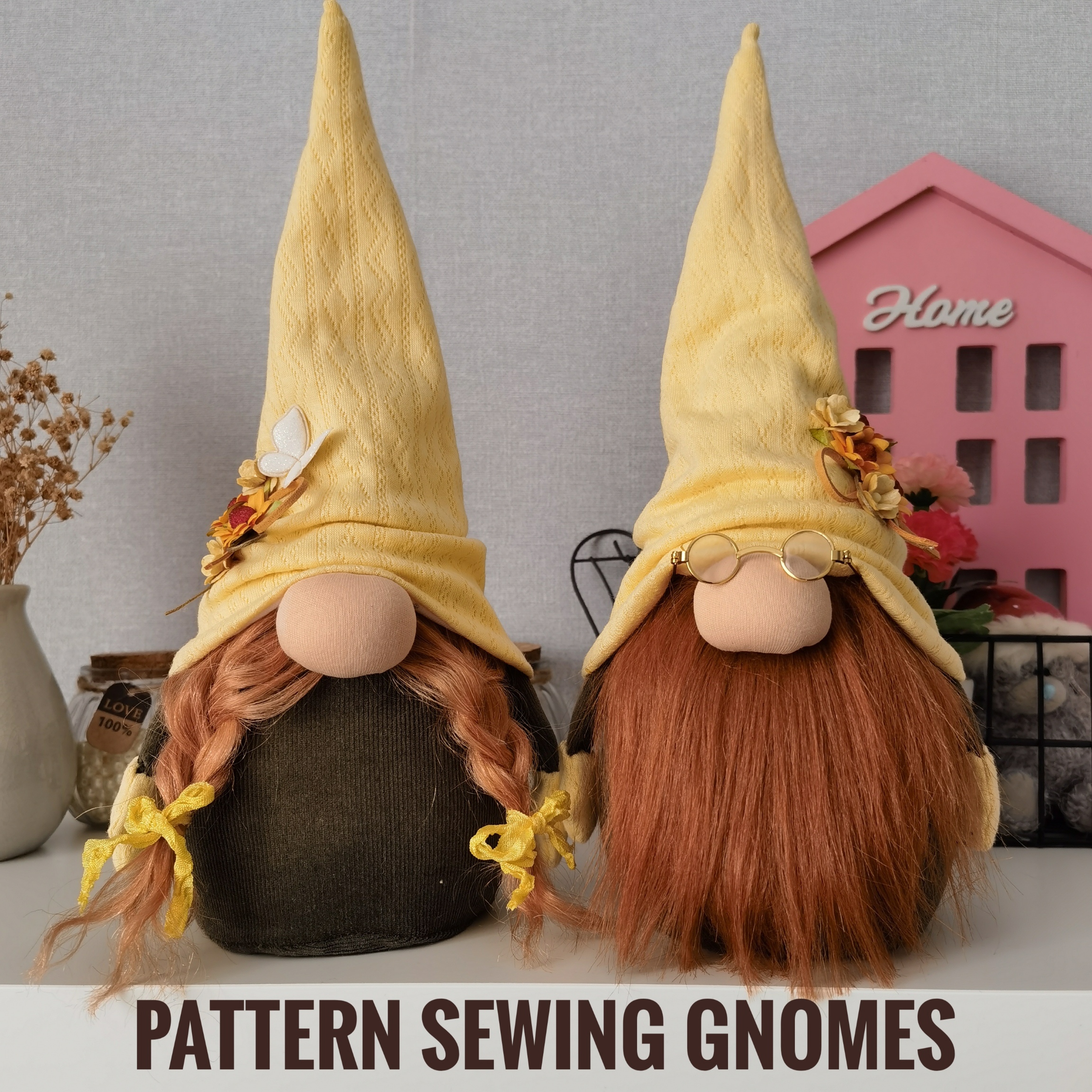 Pattern Autumn Gnome boy and girl. Pattern PDF for sewing | Inspire Uplift