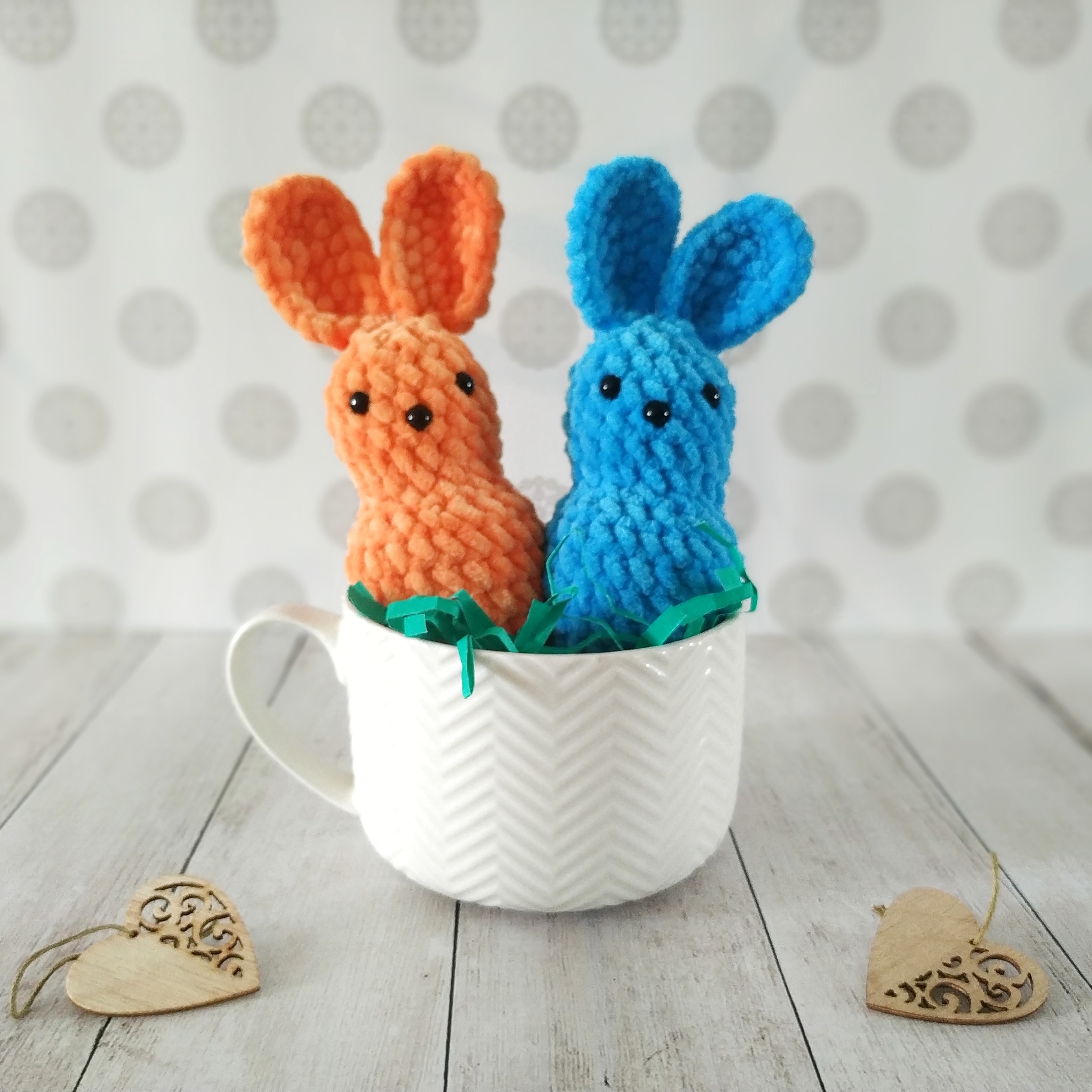 Marshmallow crochet peeps pattern amigurumi plush bunny inspire uplift