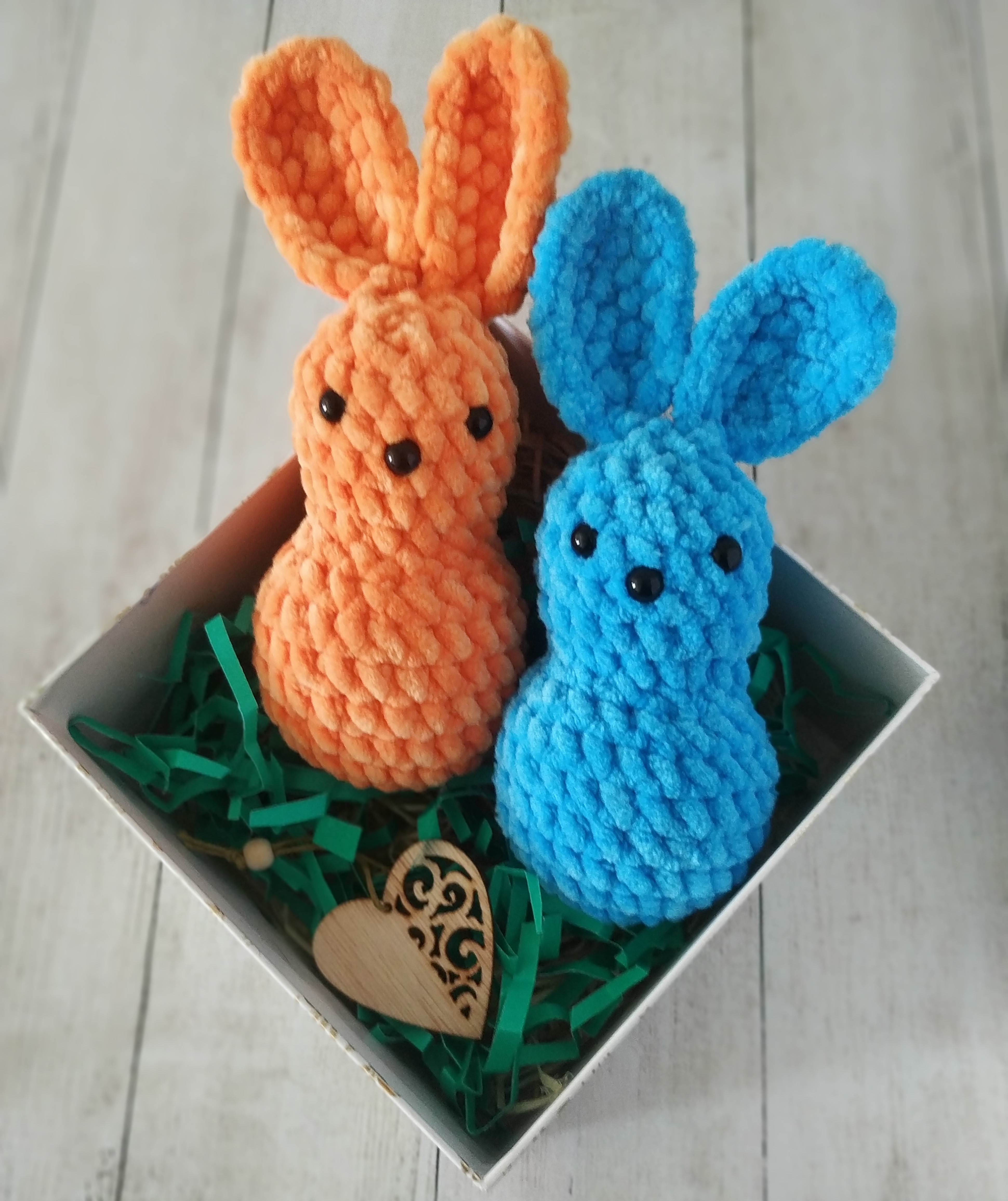 Marshmallow crochet peeps pattern amigurumi plush bunny inspire uplift