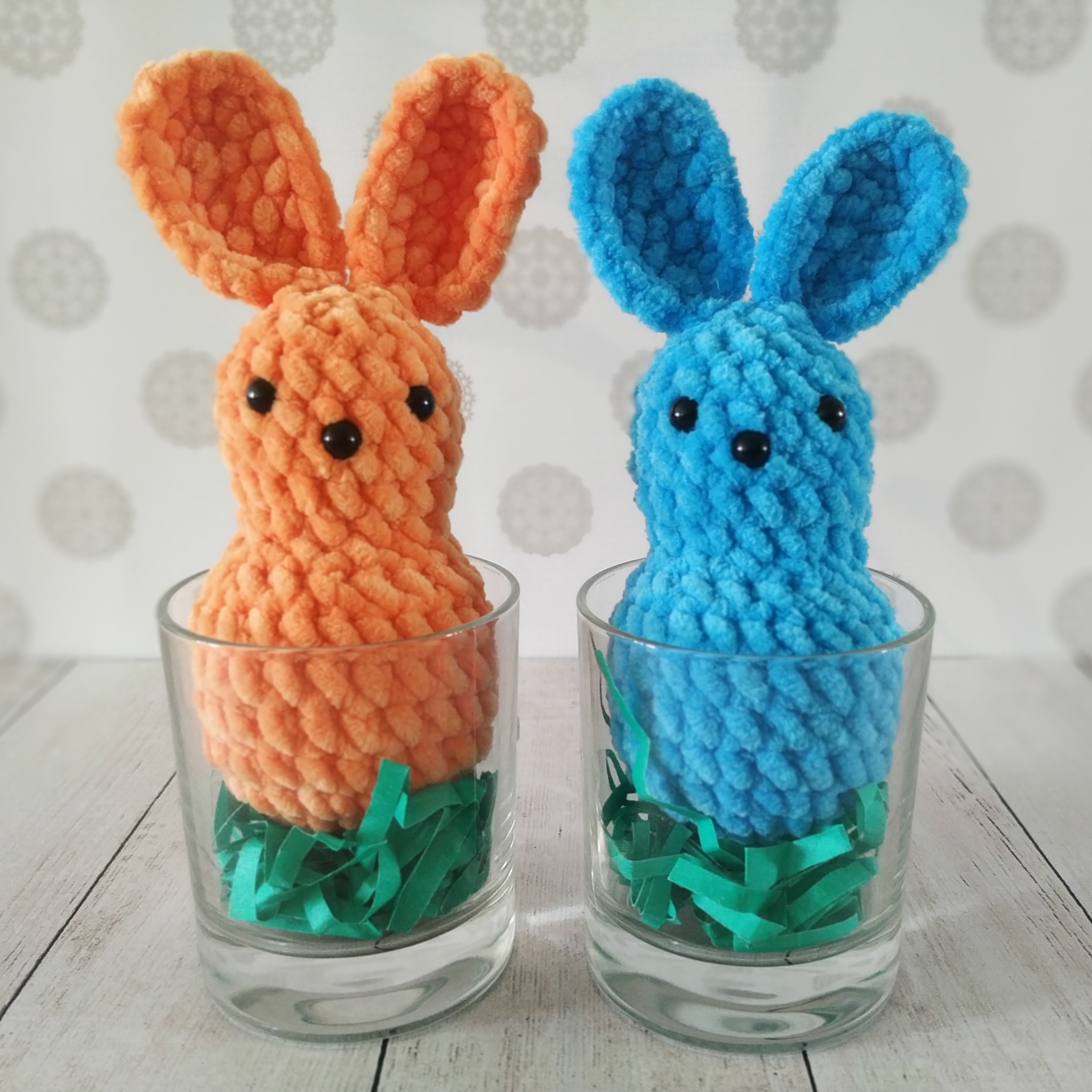 Marshmallow crochet peeps pattern amigurumi plush bunny inspire uplift