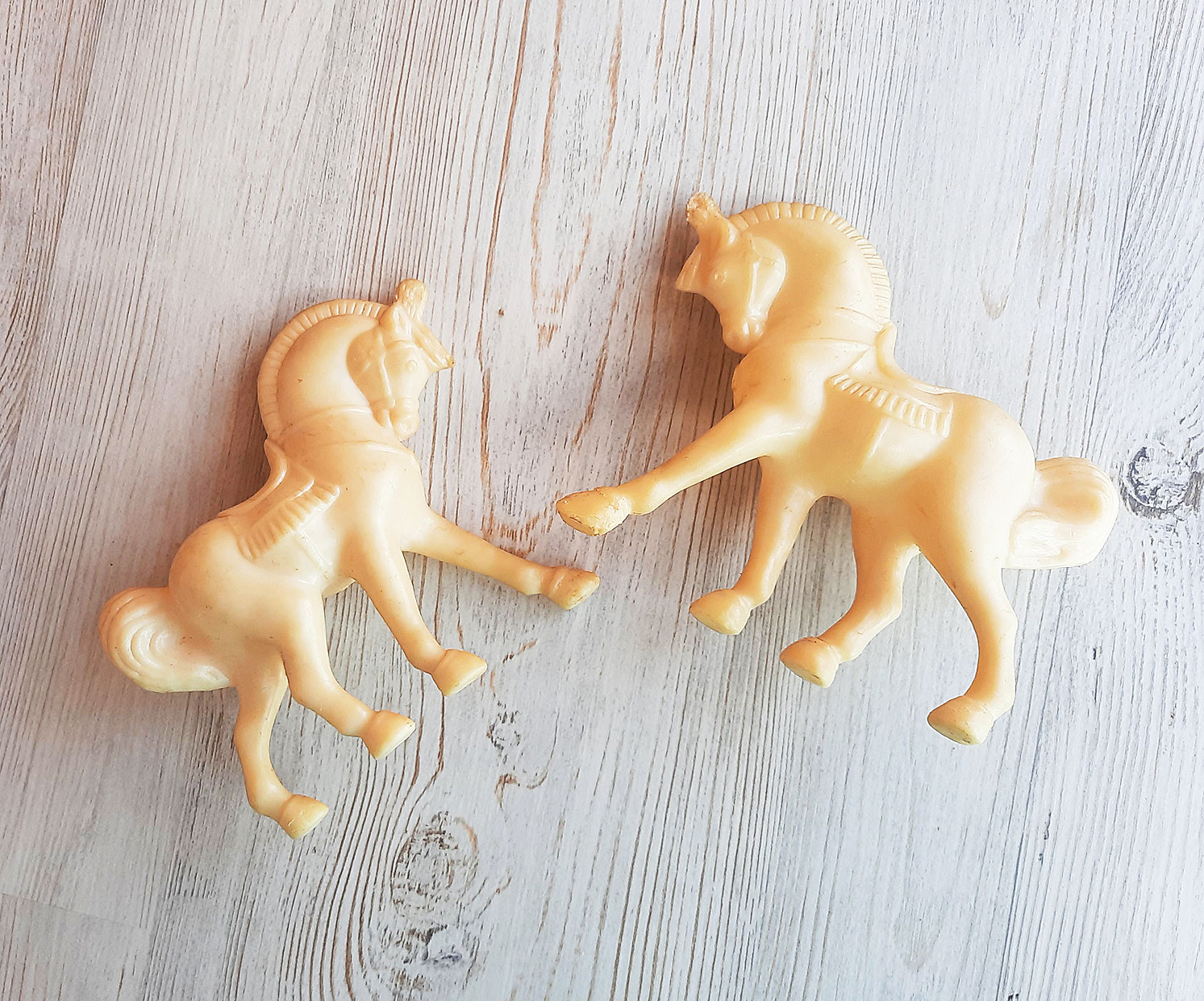 White Horse toy Soviet circus horses toys vintage Inspire Uplift